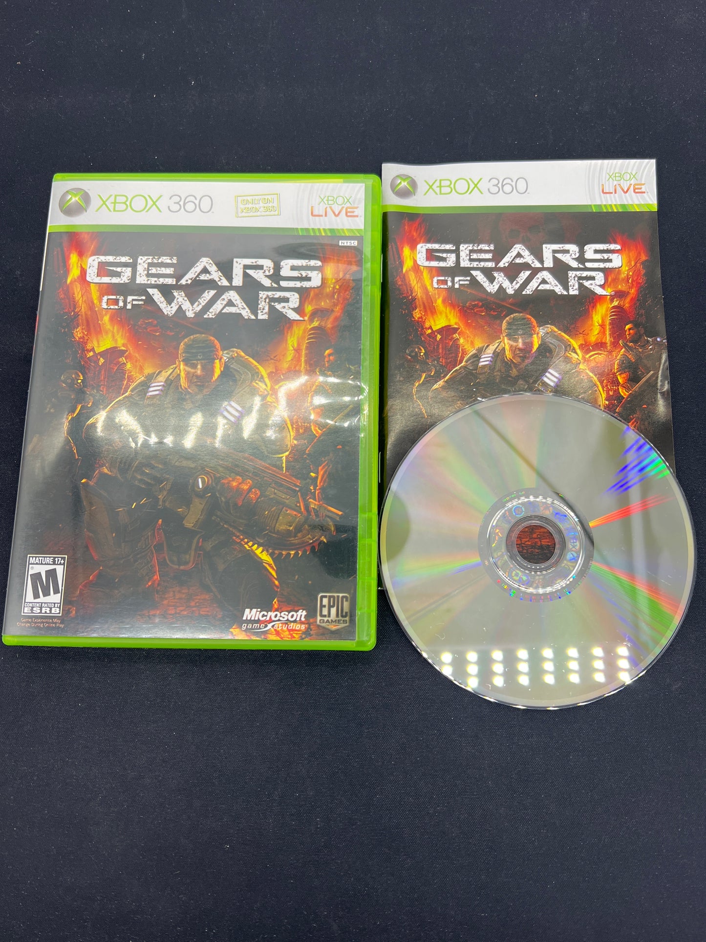 Auction Lot 208: XBOX 360 Video Game Gears of War Lot of 4 CIB Gears 3 Sealed