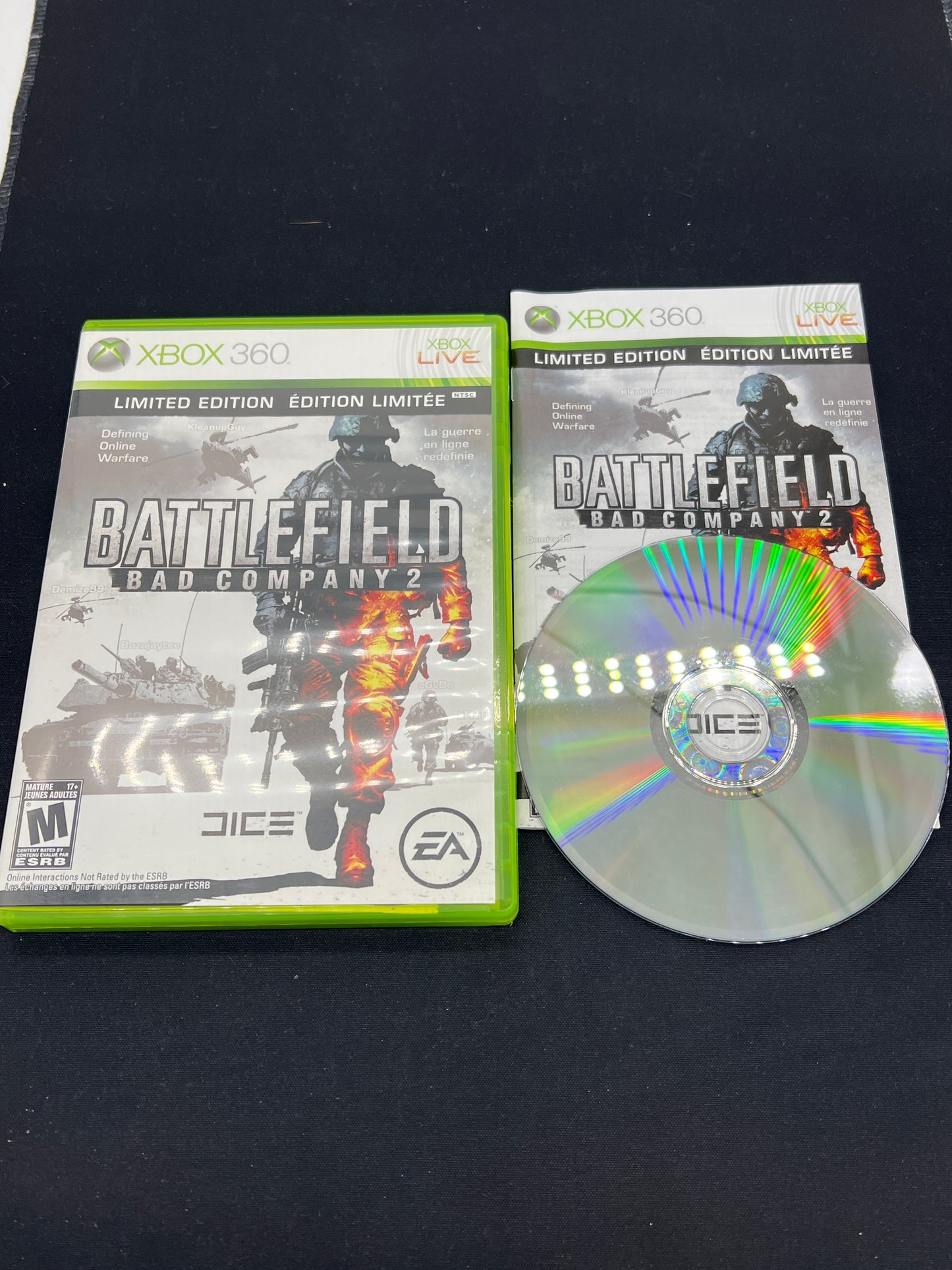 Auction Lot 210: XBOX 360 Video Game Lot of 2 Battlefield Bad Company