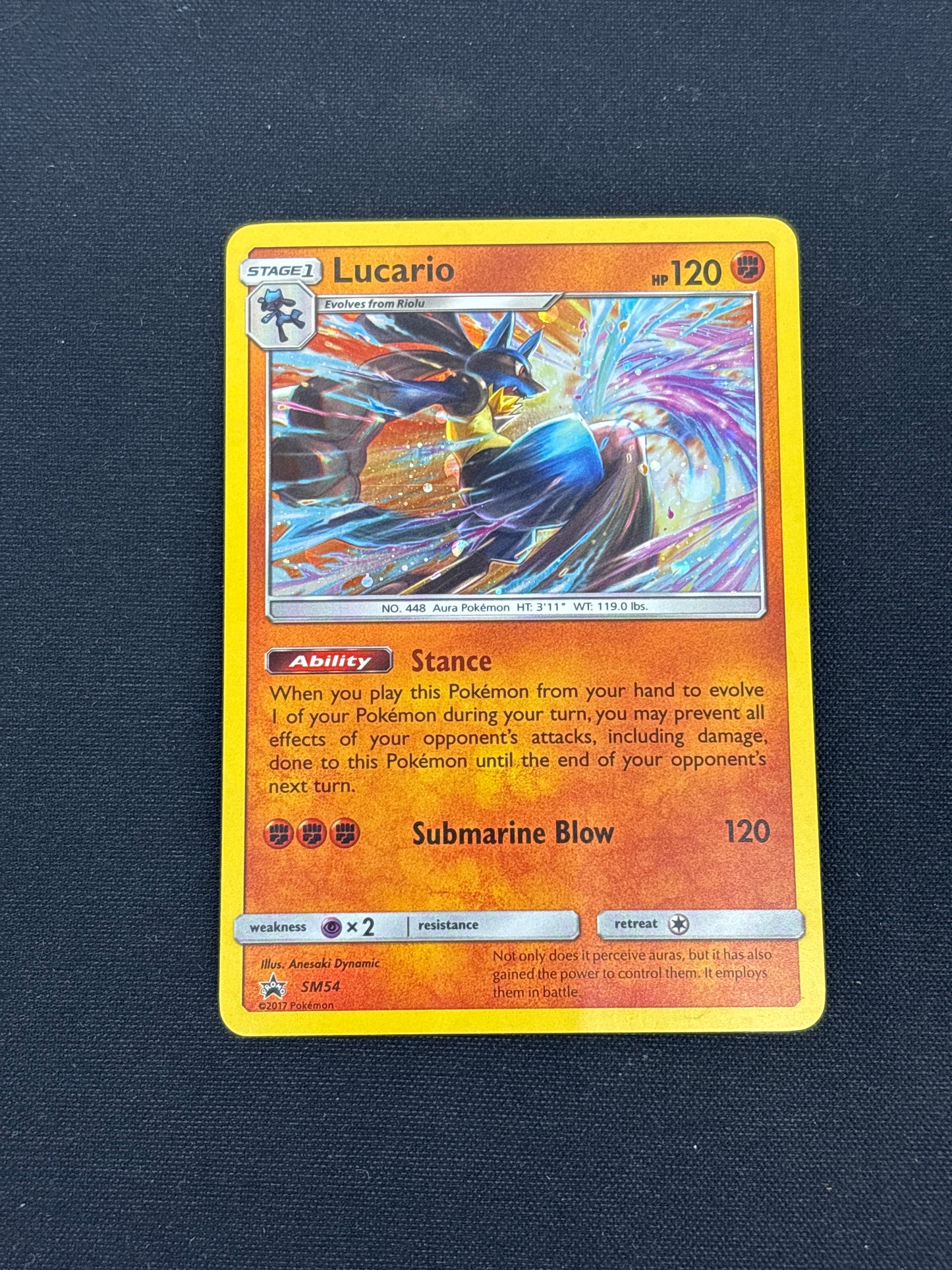 Auction Lot 206: Lucario SM54 Promo Card Conditions Vary