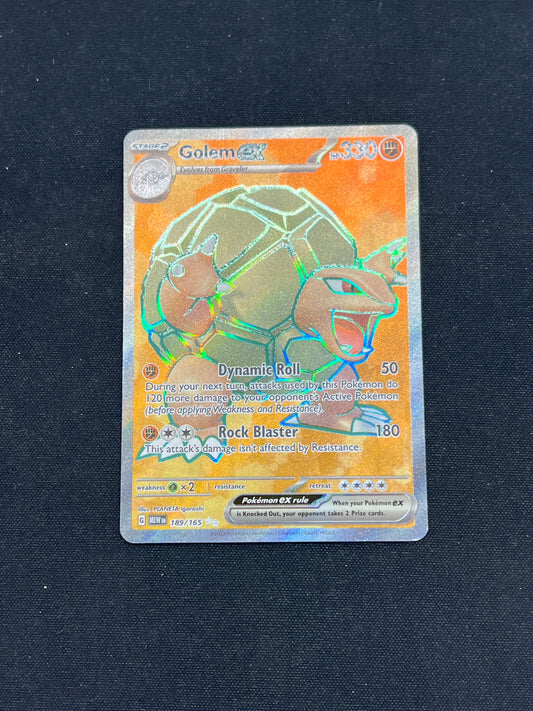 Auction Lot 258: Pokemon Cards 151 Golem EX Full Art Condition Vary