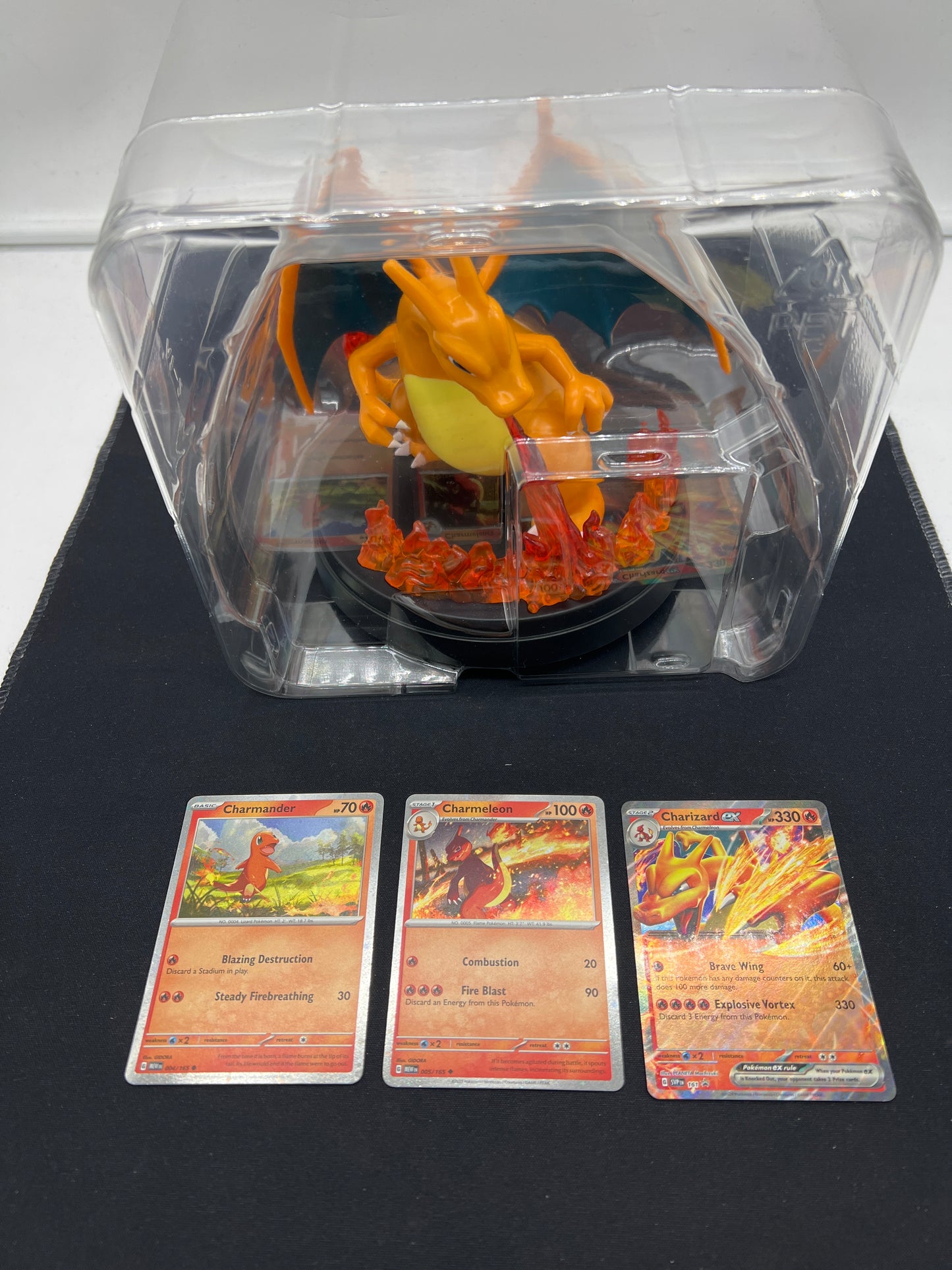 Auction Lot 83: Pokemon Cards Charizard Figure Collection With Box and Promos Conditions Vary