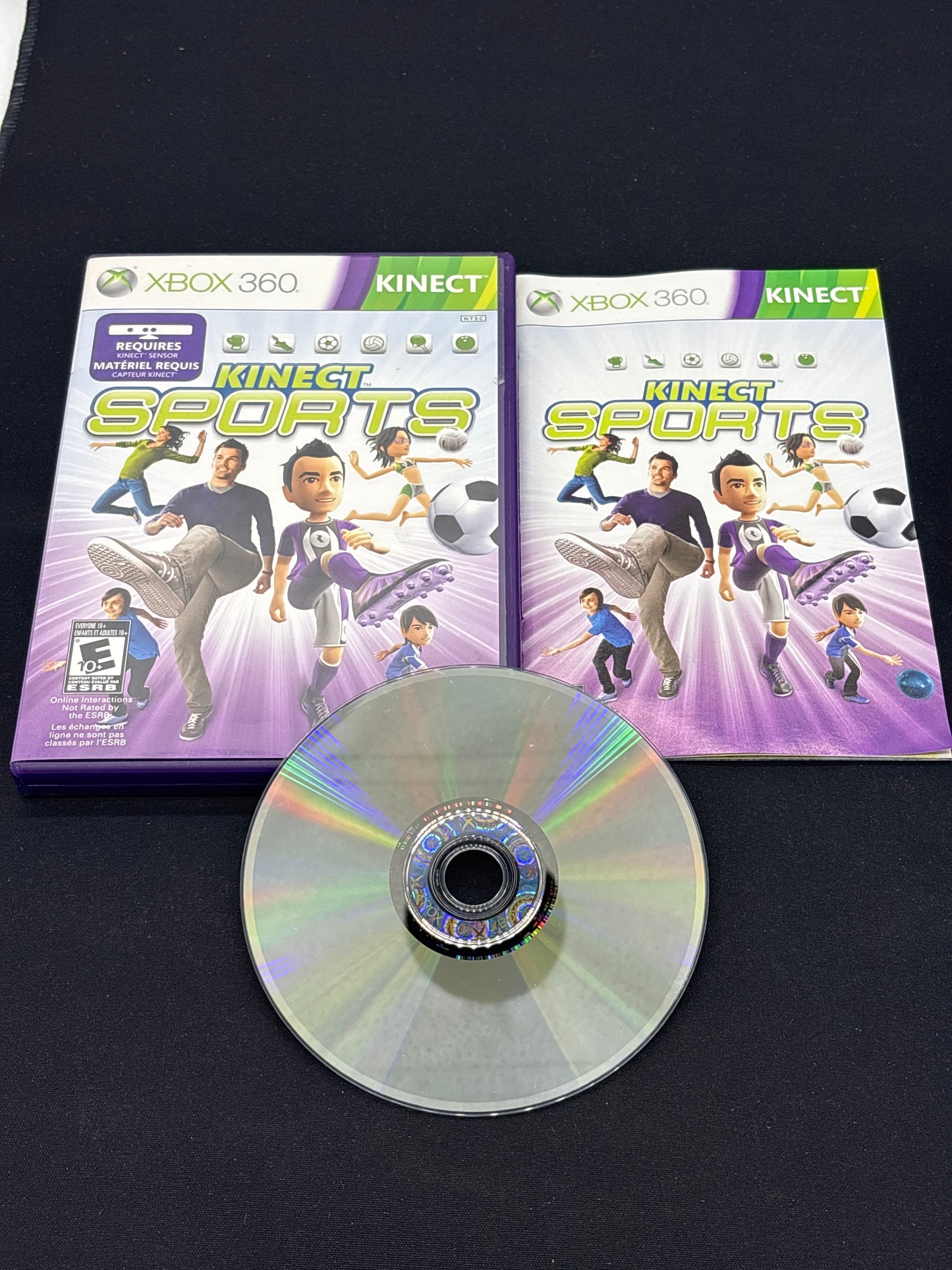 Auction Lot 122: XBOX 360 Kinect Sports CIB