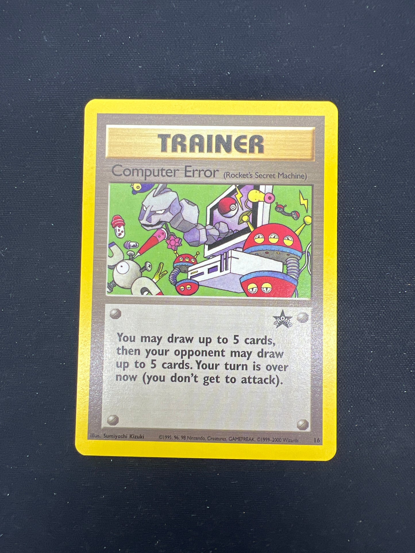 Auction Lot 154: Pokemon Cards WOTC Black Star Promo Computer Error Condition Vary