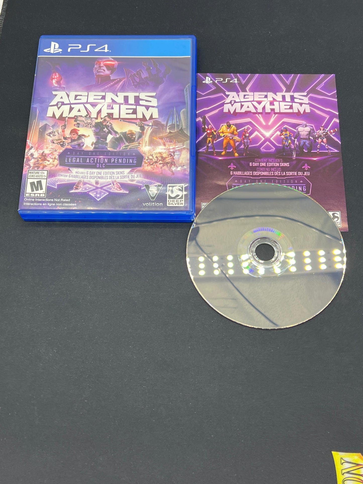 Auction Lot 189: Playstation4 Agents Mayhem CIB