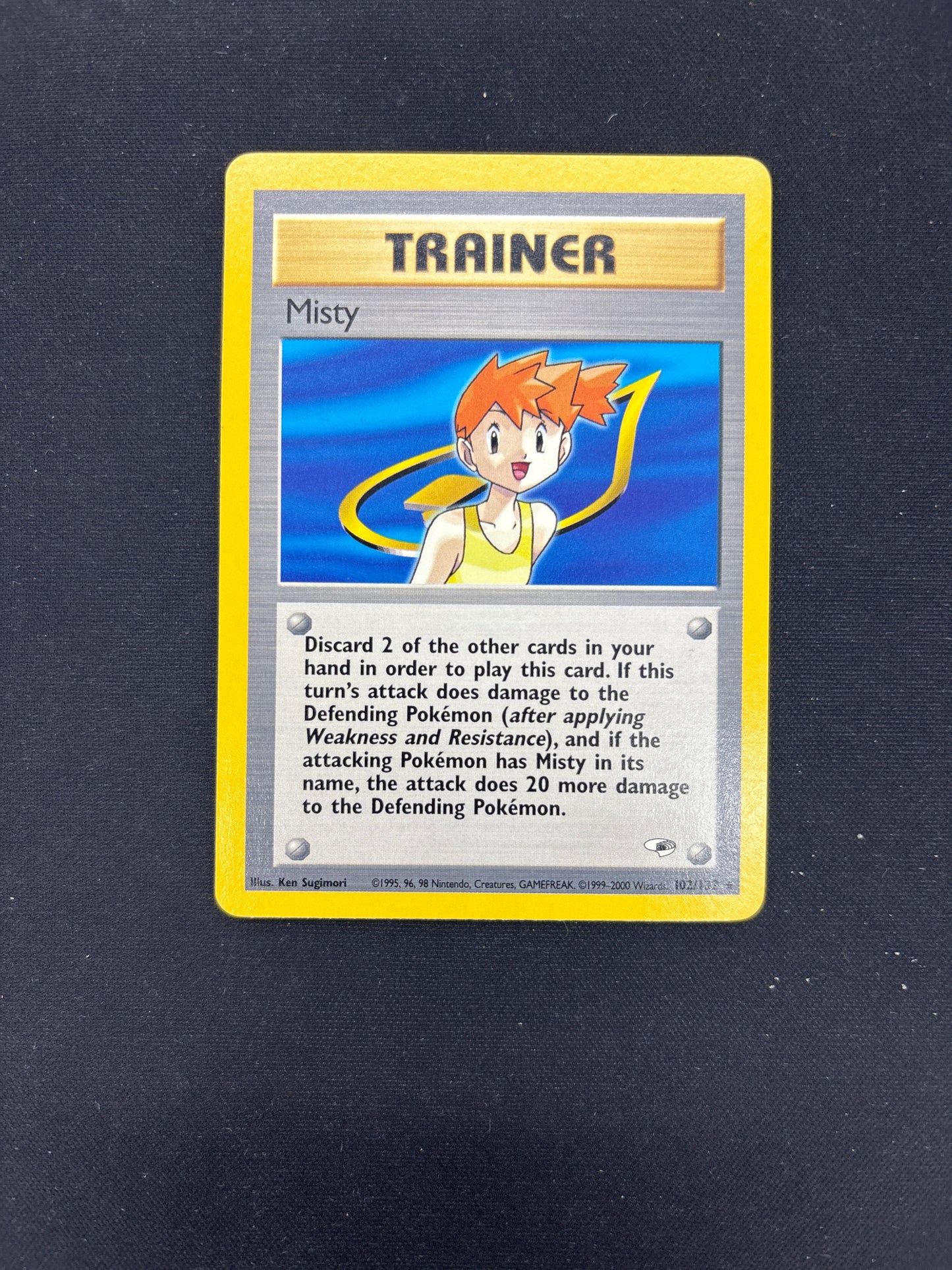 Auction Lot 183: Pokemon Card Misty Gym Heroes Conditions Vary