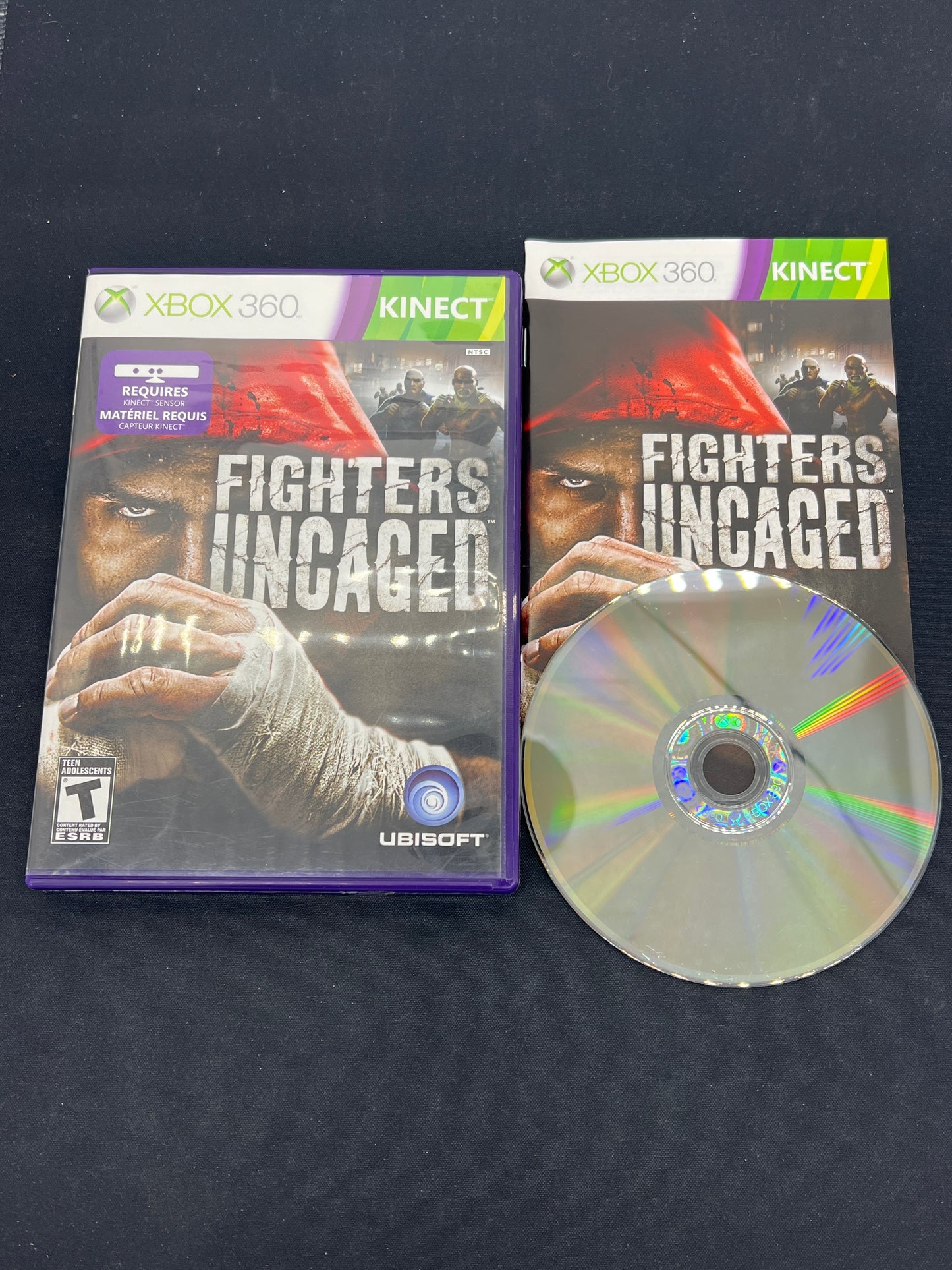 Auction Lot 161: XBOX 360 Video Game Fighters Uncaged CIB