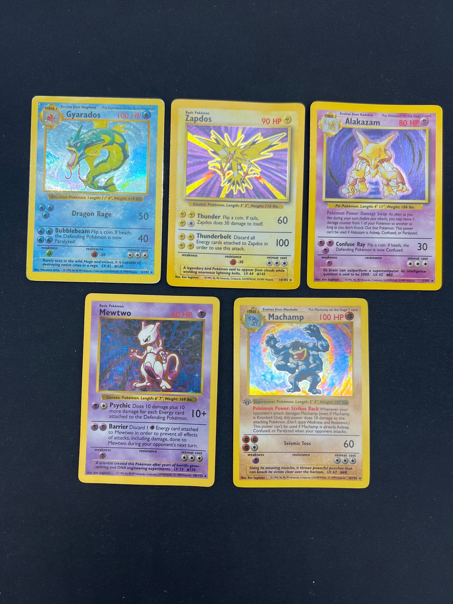 Auction Lot 1: Pokémon Complete Base Set Conditions Vary