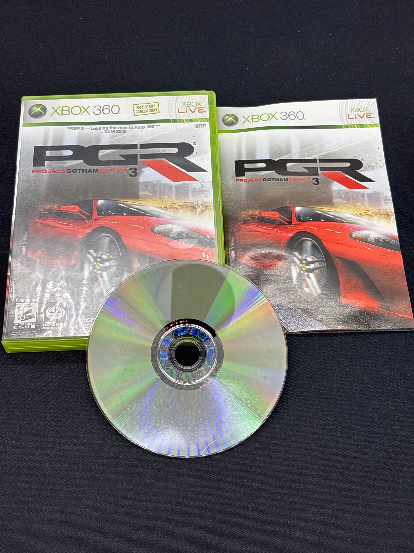 Auction Lot 188: XBOX 360 Project Gotham Racing 3 Complete with Case & Disc