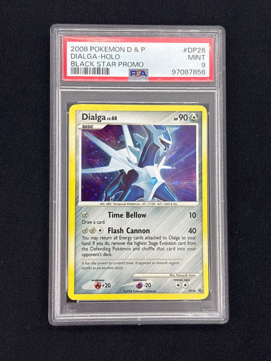 Auction Lot 102: PSA 9 Dialga DP26 Black Star Promo