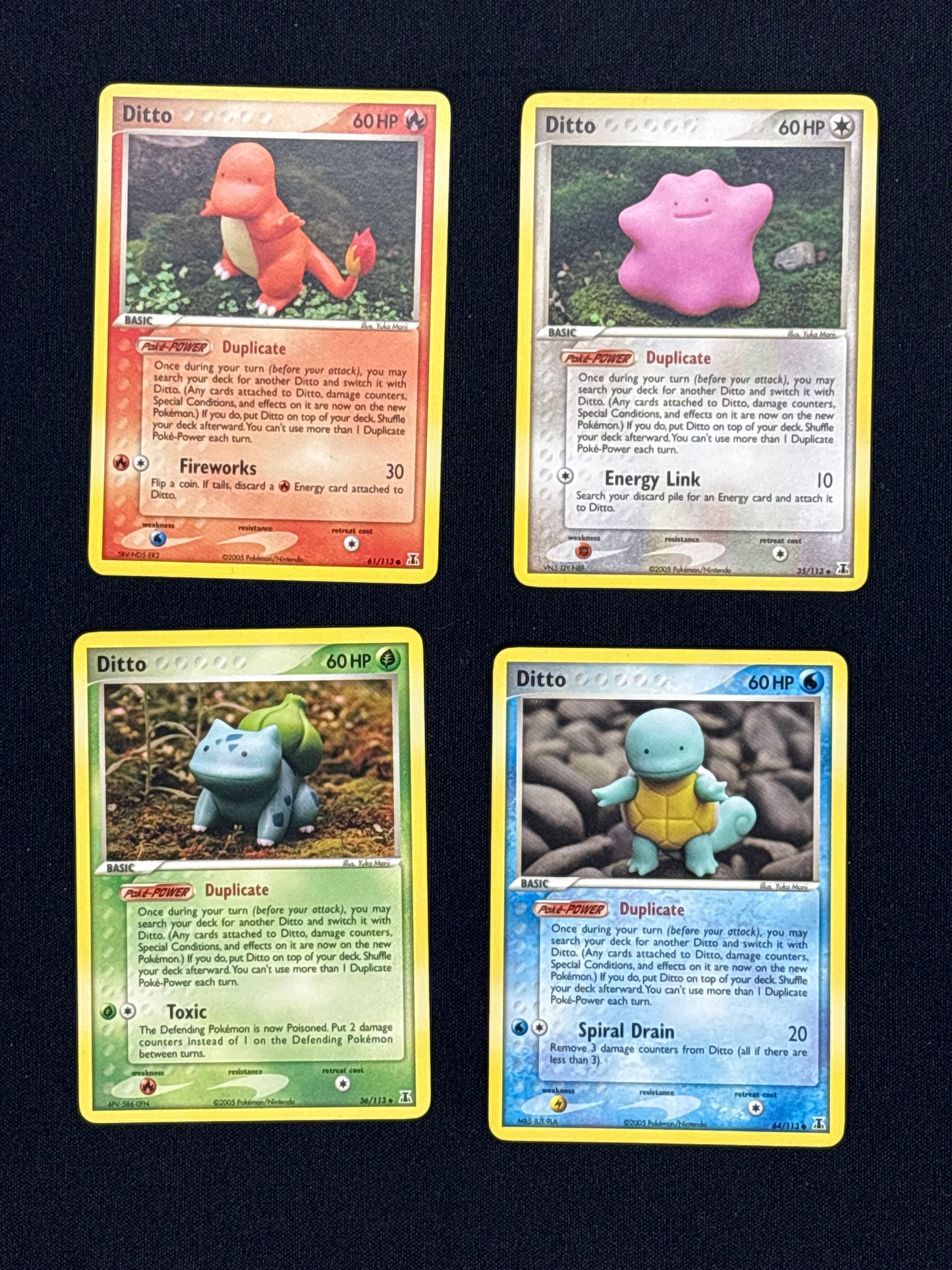 Auction Lot 26: Pokemon EX Era Ditto Card Lot Common Uncommon Condition Vary