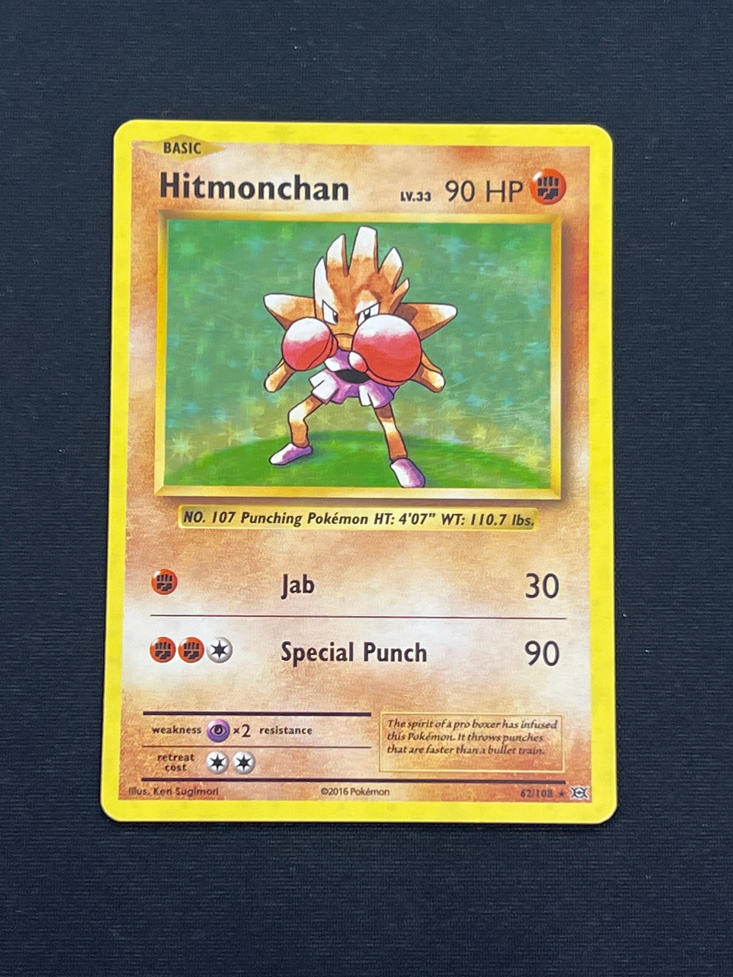 Auction Lot 138: Pokemon Cards Hitmonchan Holo XY Evolutions Condition Vary