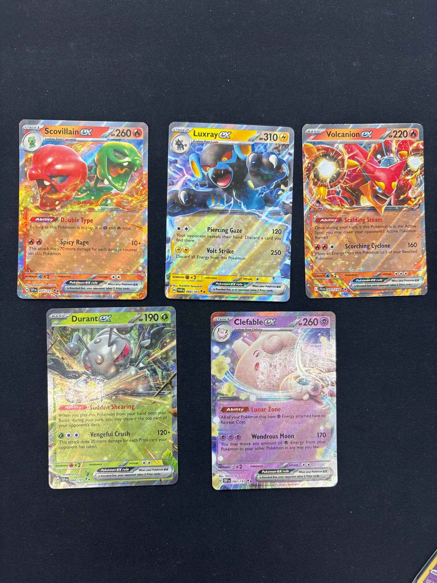 Auction Lot 278: Pokemon EX Card Lot 3 Conditions Vary