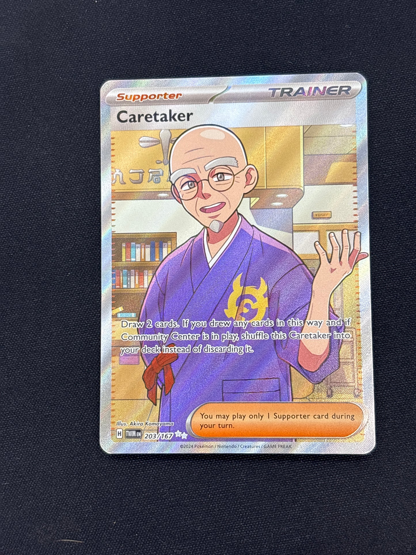 Auction Lot 208: Caretaker Full Art Card Conditions Vary