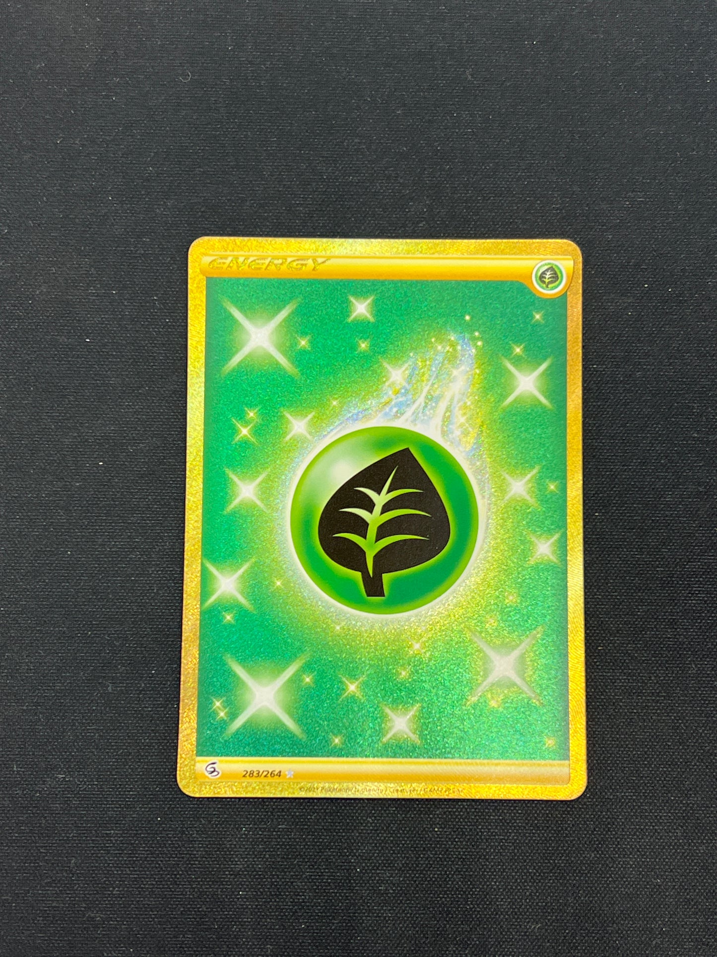 Auction Lot 326: Pokemon Cards Grass Energy Secret Rare Fusion Strike Condition Vary