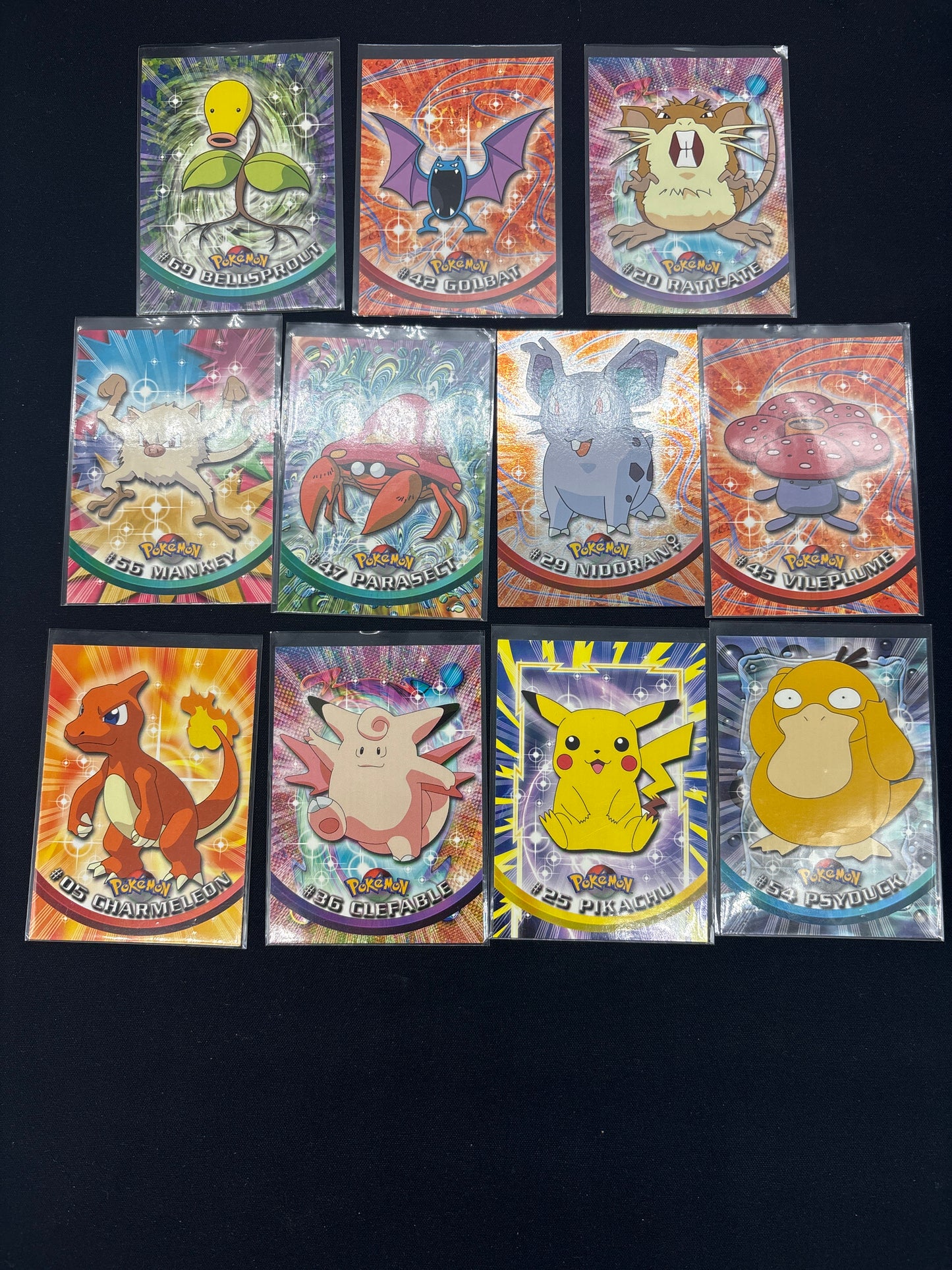 Auction Lot 91: Pokemon Topps Chrome Card Lot 2 Conditions Vary