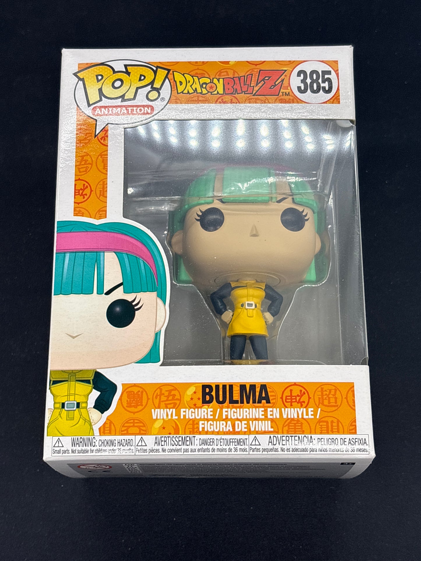 Auction Lot 193: Pop Funko Dragon Ball-Z Bulma 385 Figure