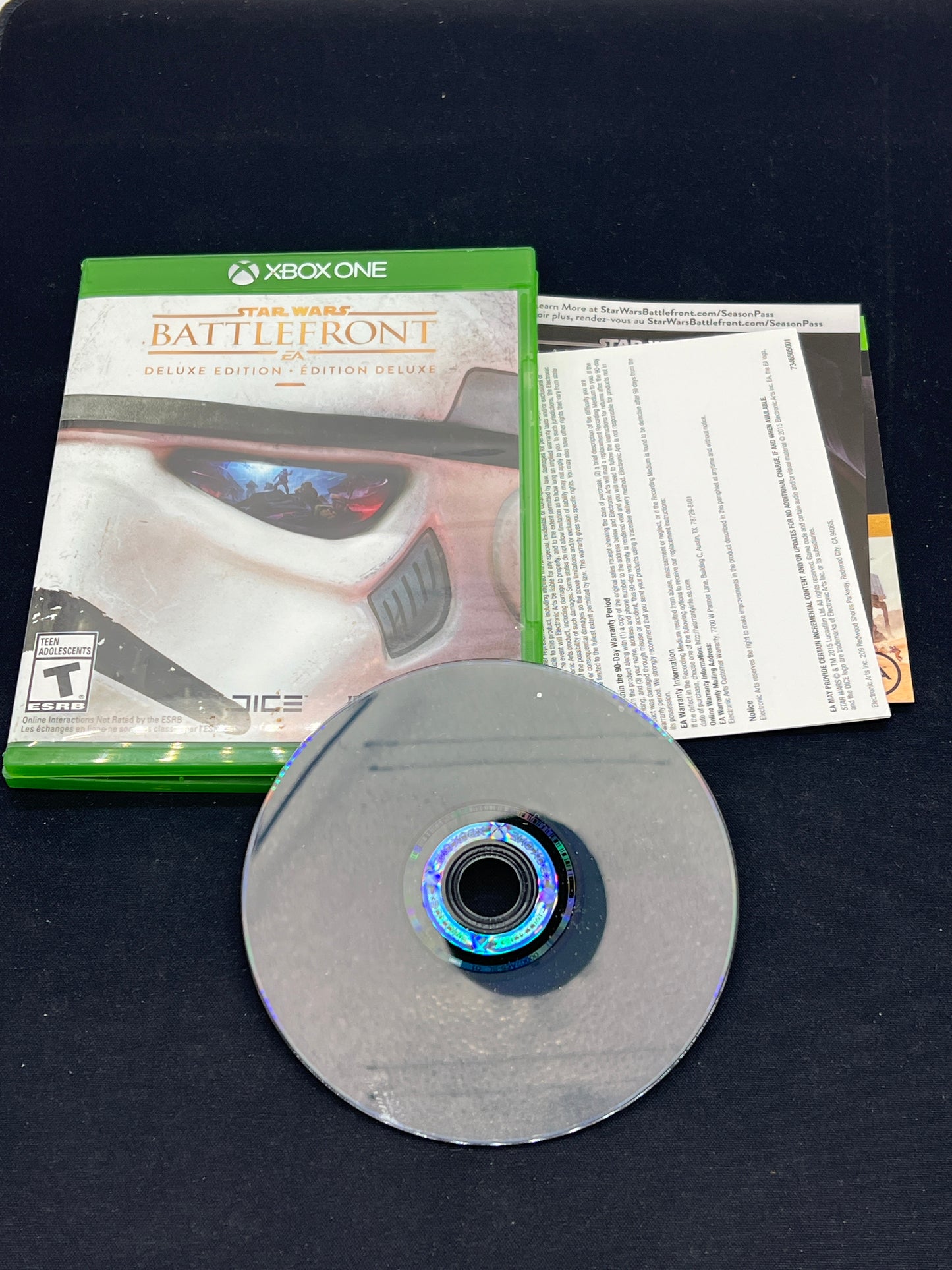 Auction Lot 205: XBOX One Video Game Star Wars BattleFront CIB