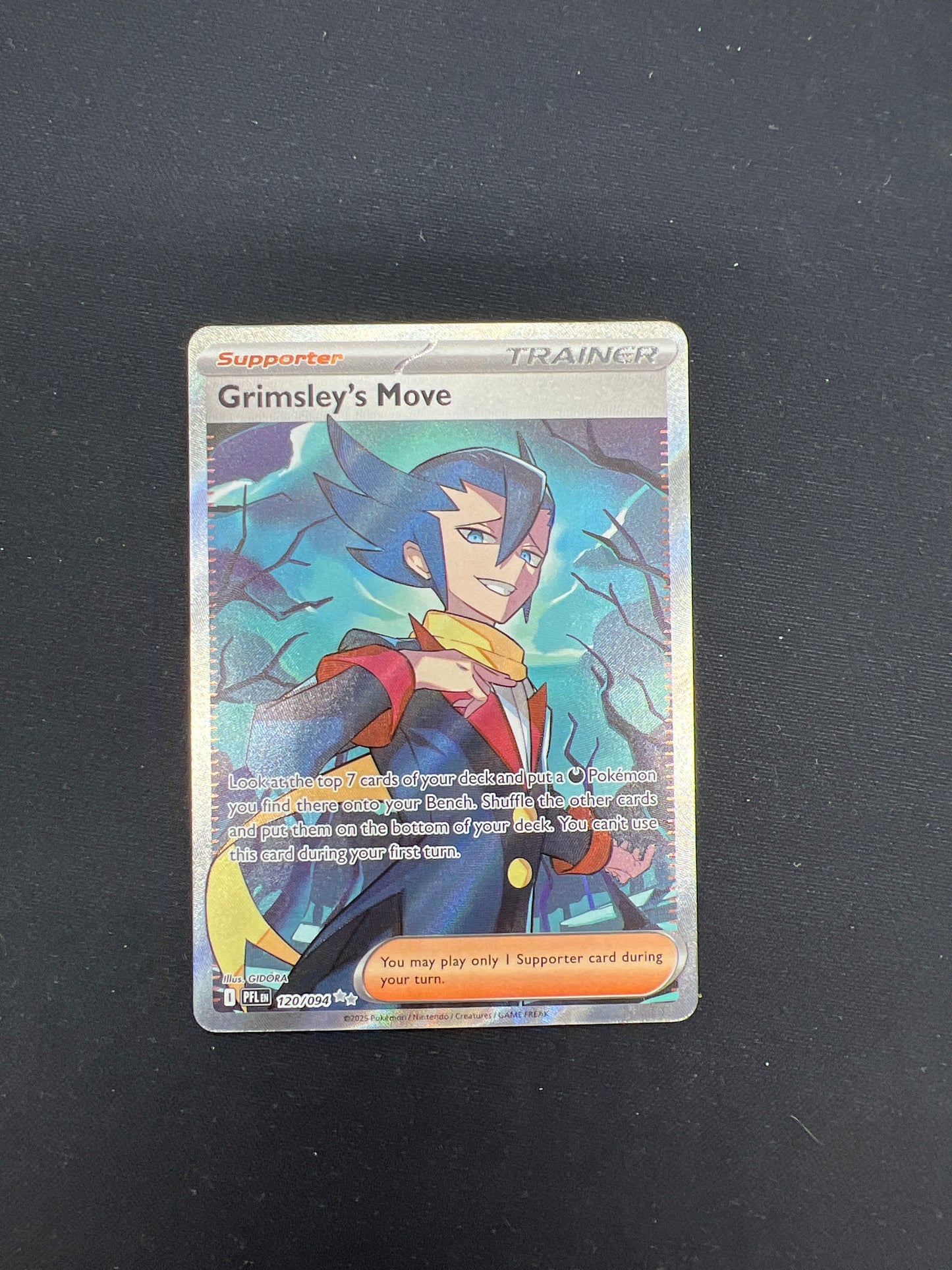 Auction Lot 270: Pokemon Cards Grimsley's Move Full Art Conditions Vary