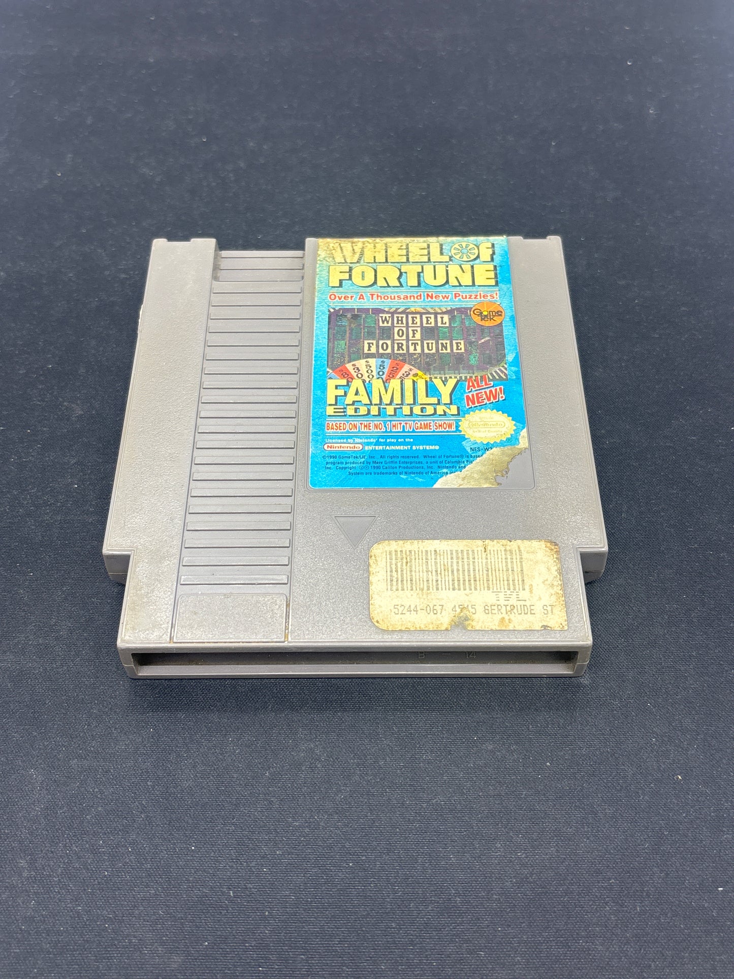 Auction Lot 125: NES Video Game Wheel of Fortune Loose