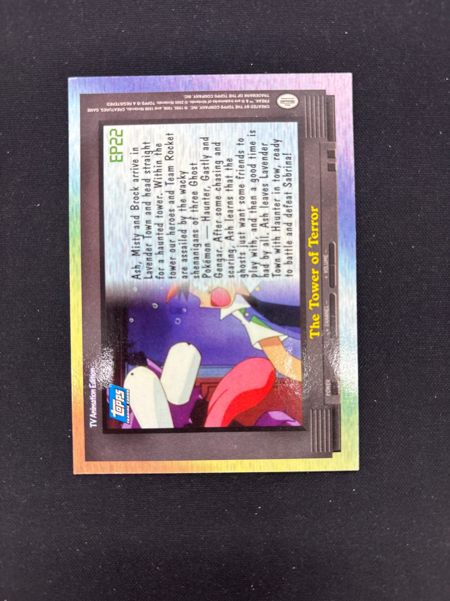 Auction Lot 9: Pokemon Topps The Tower of Terror EP 22 Card Conditions Vary