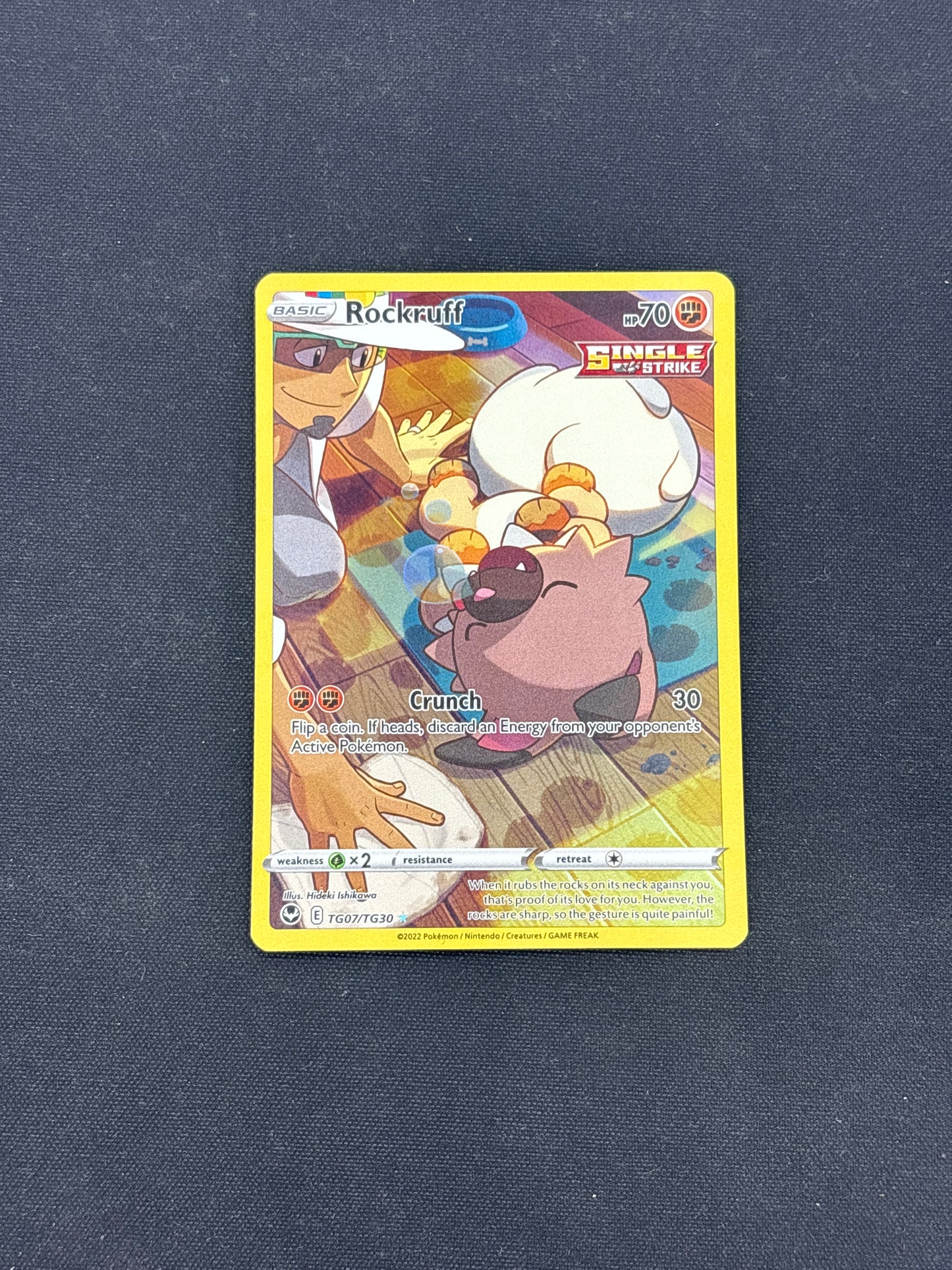 Auction Lot 223: Rockruff Trainer Gallery Full Art Card Conditions Vary