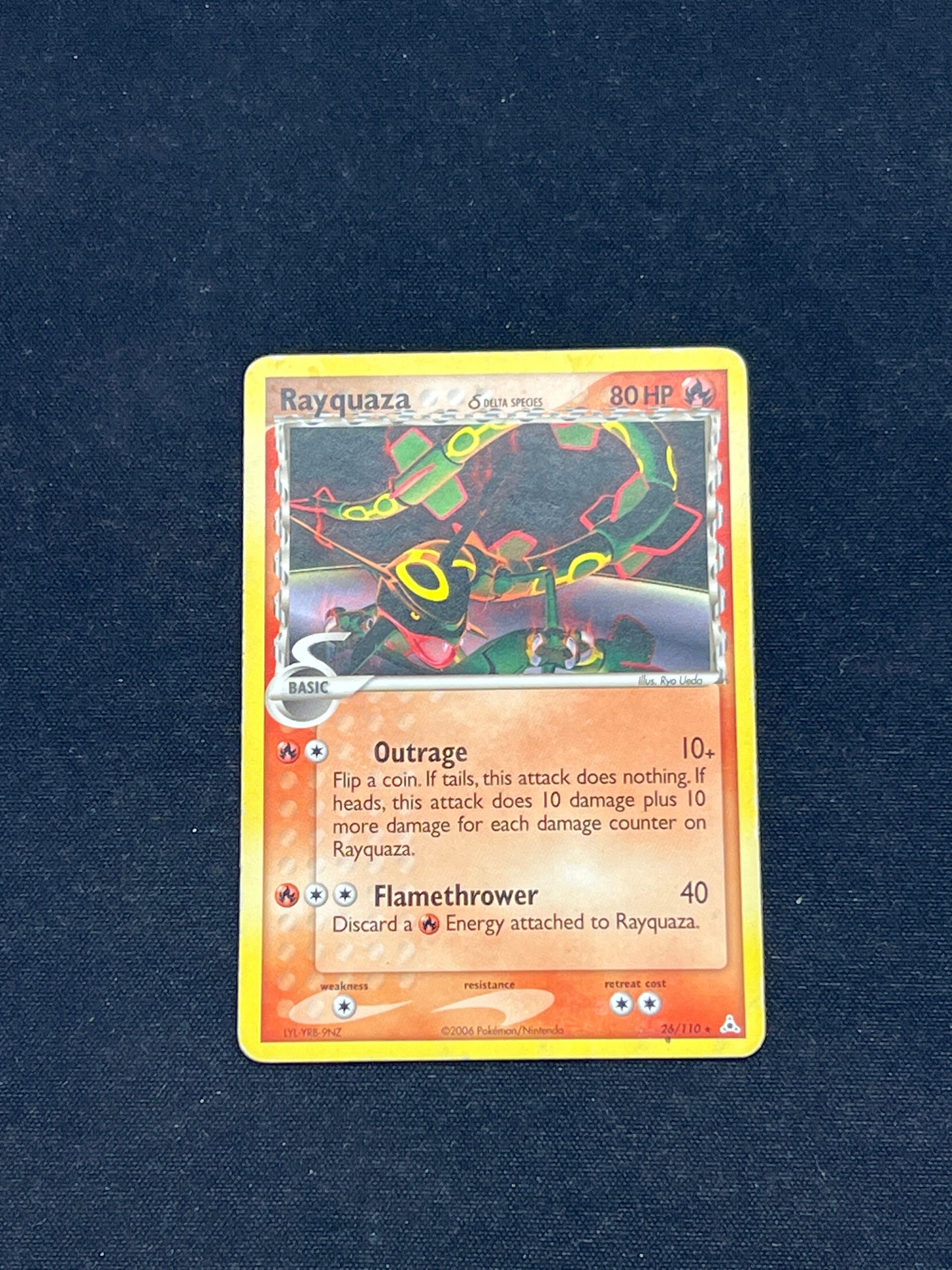 Auction Lot 314: Pokemon Cards Rayquaza Delta Species Non Holo Conditions Vary