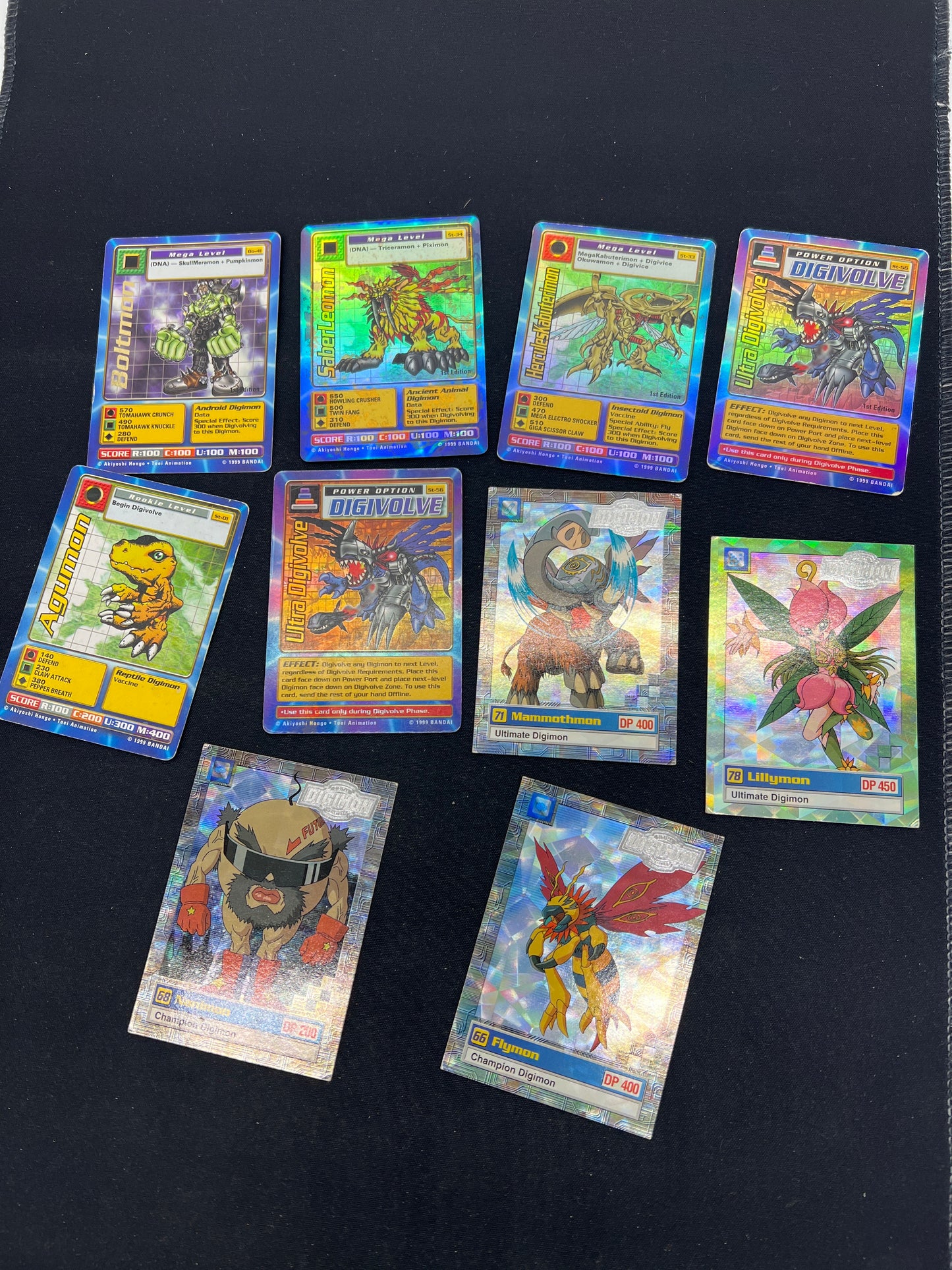 Auction Lot 44: Digimon Cards TCG Lot of 10 Conditions Vary