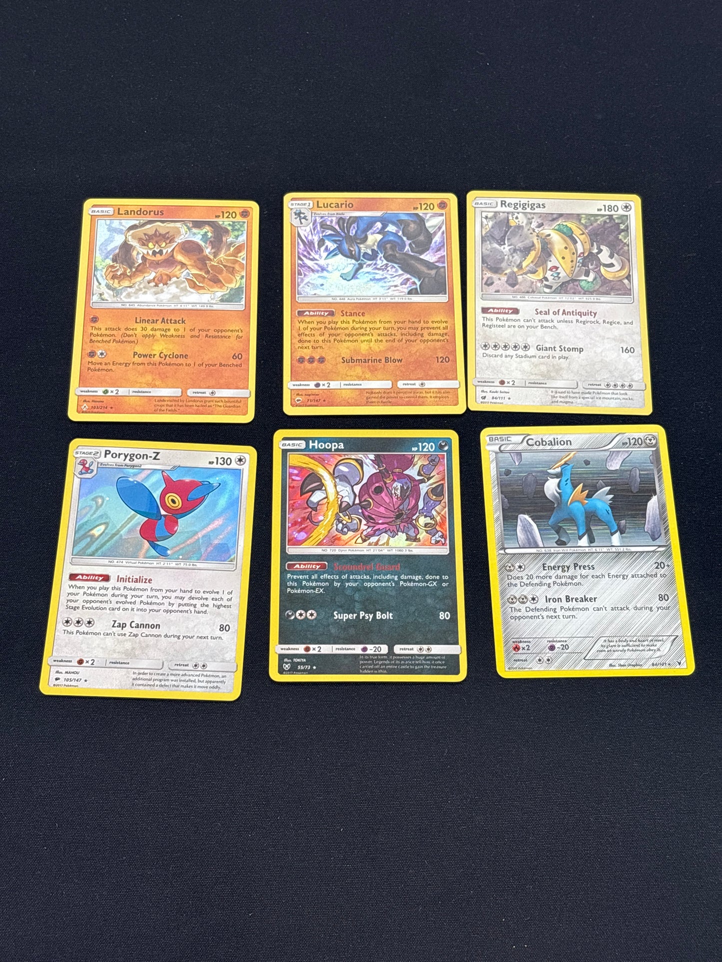 Auction Lot 269: Pokemon Cards Lot of 6 Assorted Holo Rares Conditions Vary