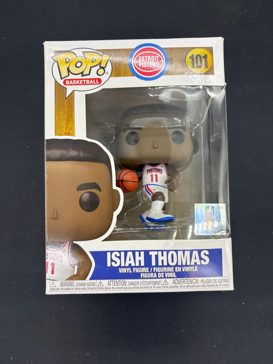Auction Lot 101: Pop Funko Hardwood Classics Isiah Thomas 101 Figure