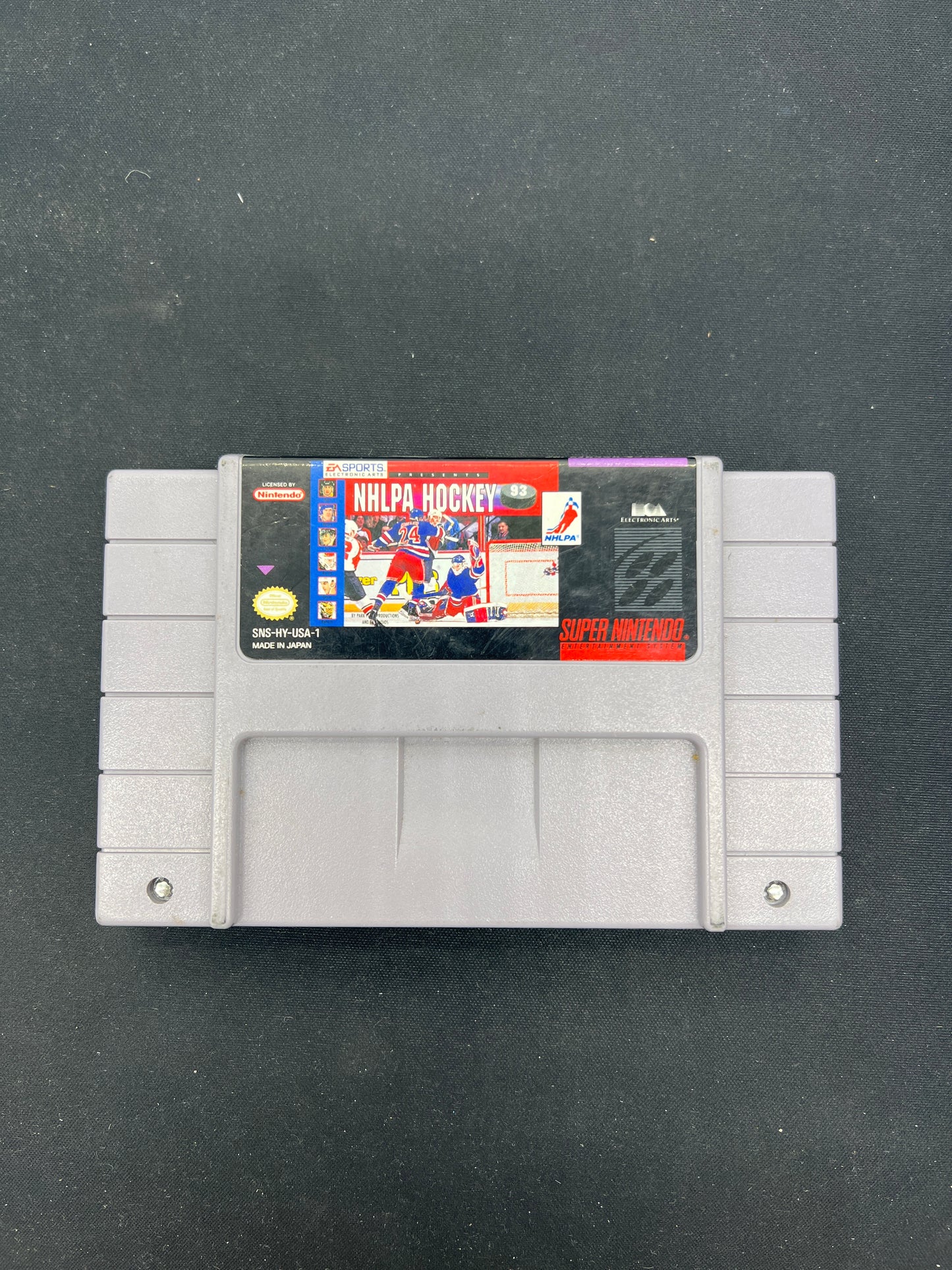 Auction Lot 320: Nintendo SNES Video Game Loose NHLPA Hockey