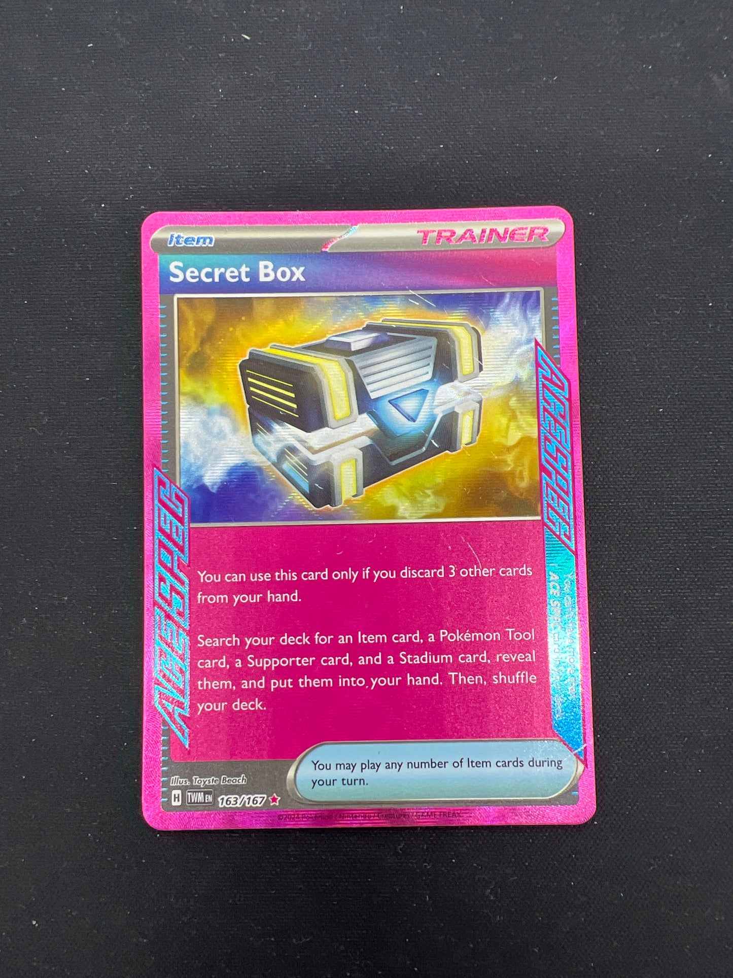 Auction Lot 304: Pokemon Cards Ace Spec Secret Box Condition Vary