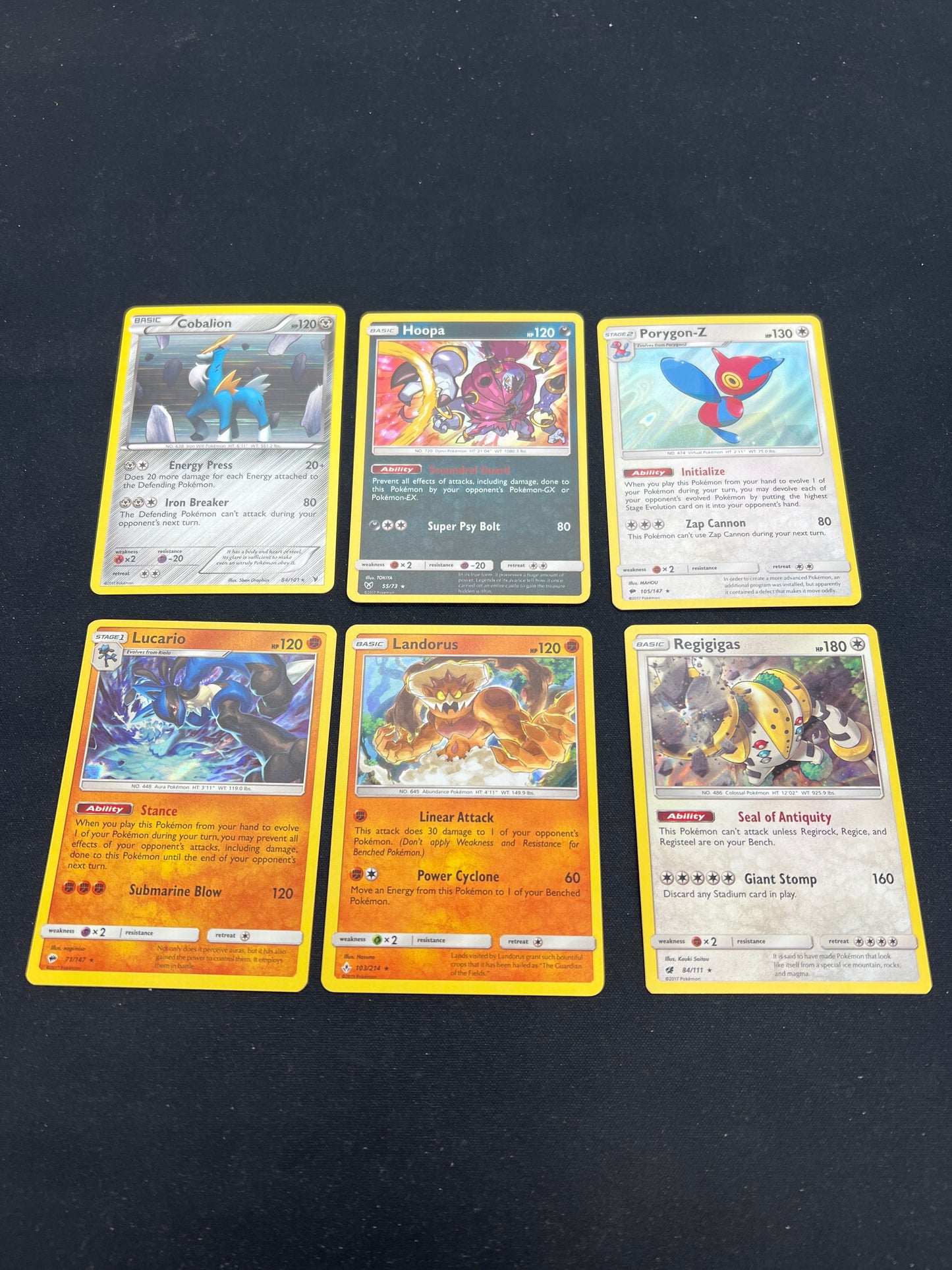 Auction Lot 79: Pokemon Cards Assorted Lot of 6 Holos Conditions Vary