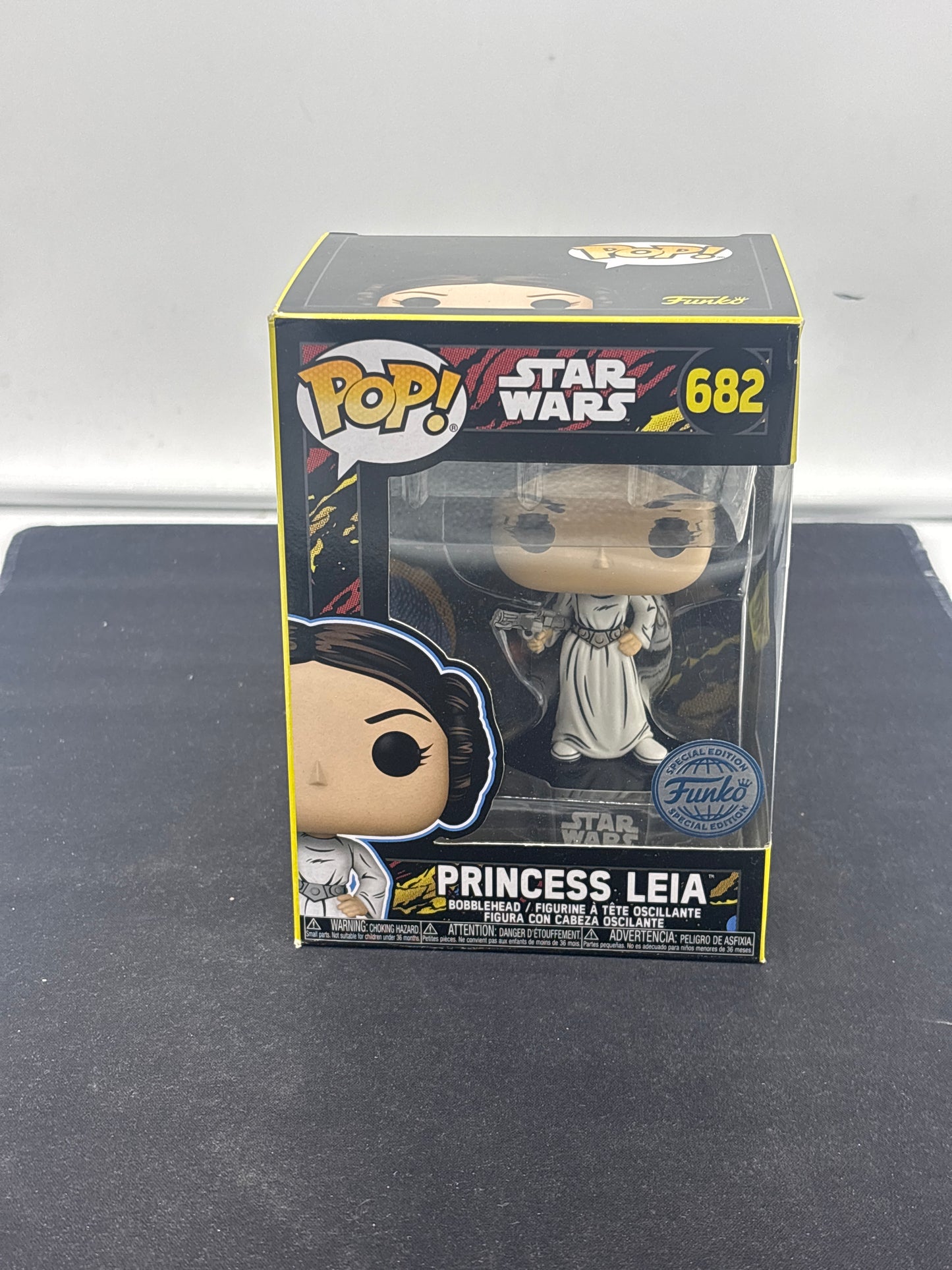 Auction Lot 47: POP Funko Star Wars Special Edition 682 Princess Leia Figure
