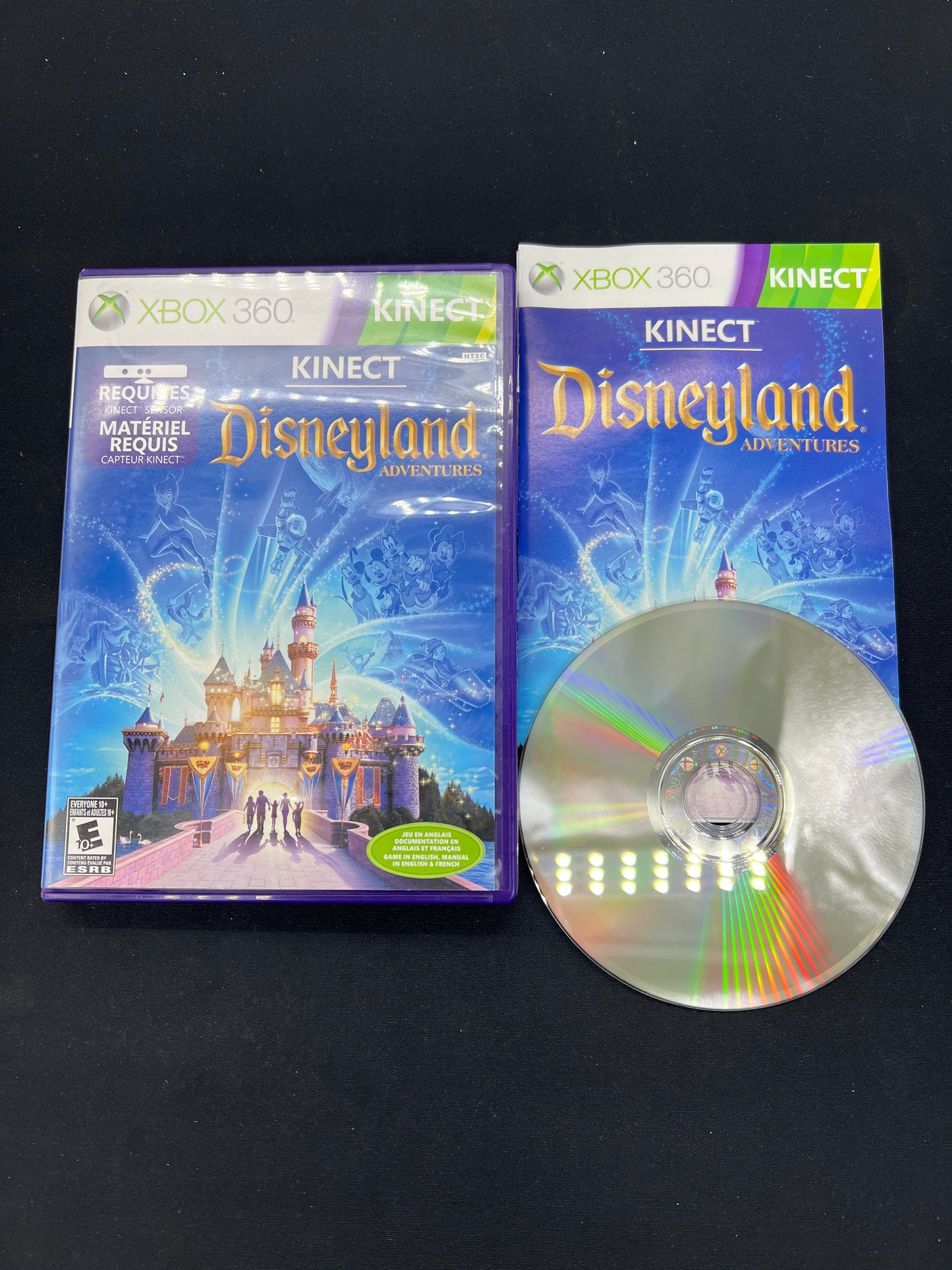 Auction Lot 322: XBOX 360 Kinect Disneyland Adventures CIB