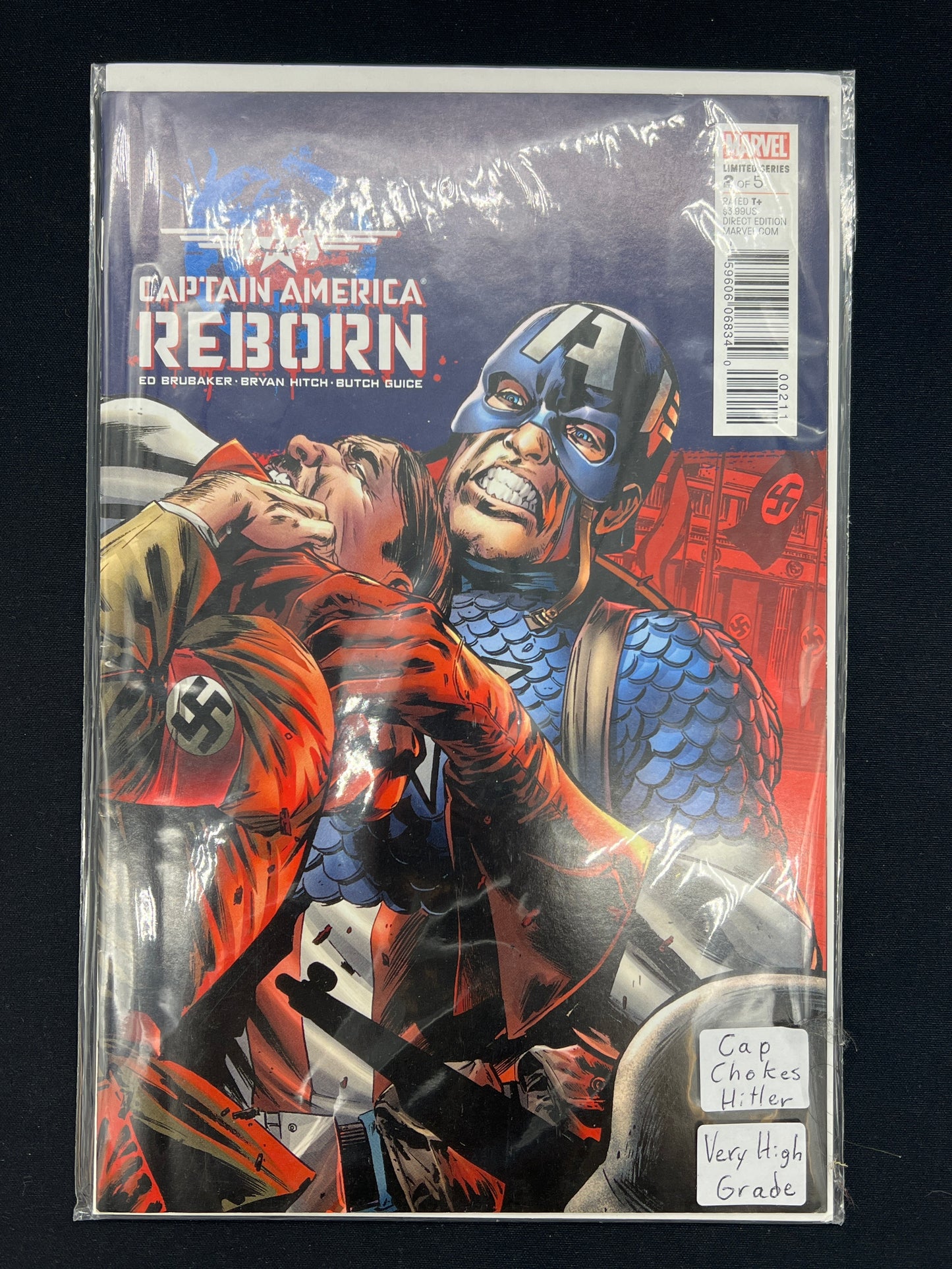 Auction Lot 351: Captain America Reborn #2 Marvel Comics Cap Vs Hitler
