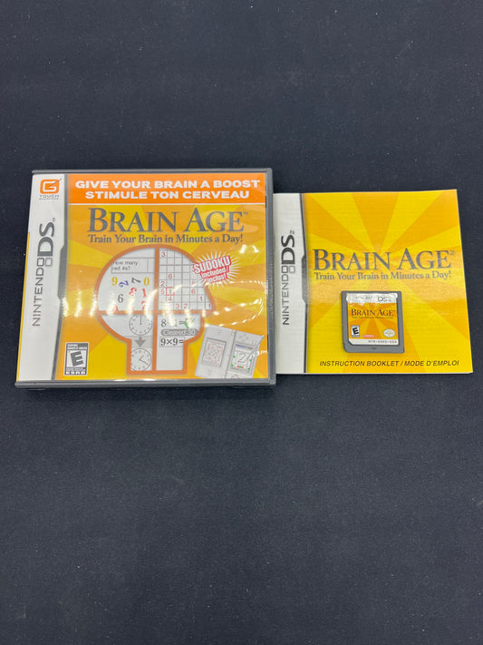Auction Lot 104: Nintendo DS Video Game Brain Age CIB