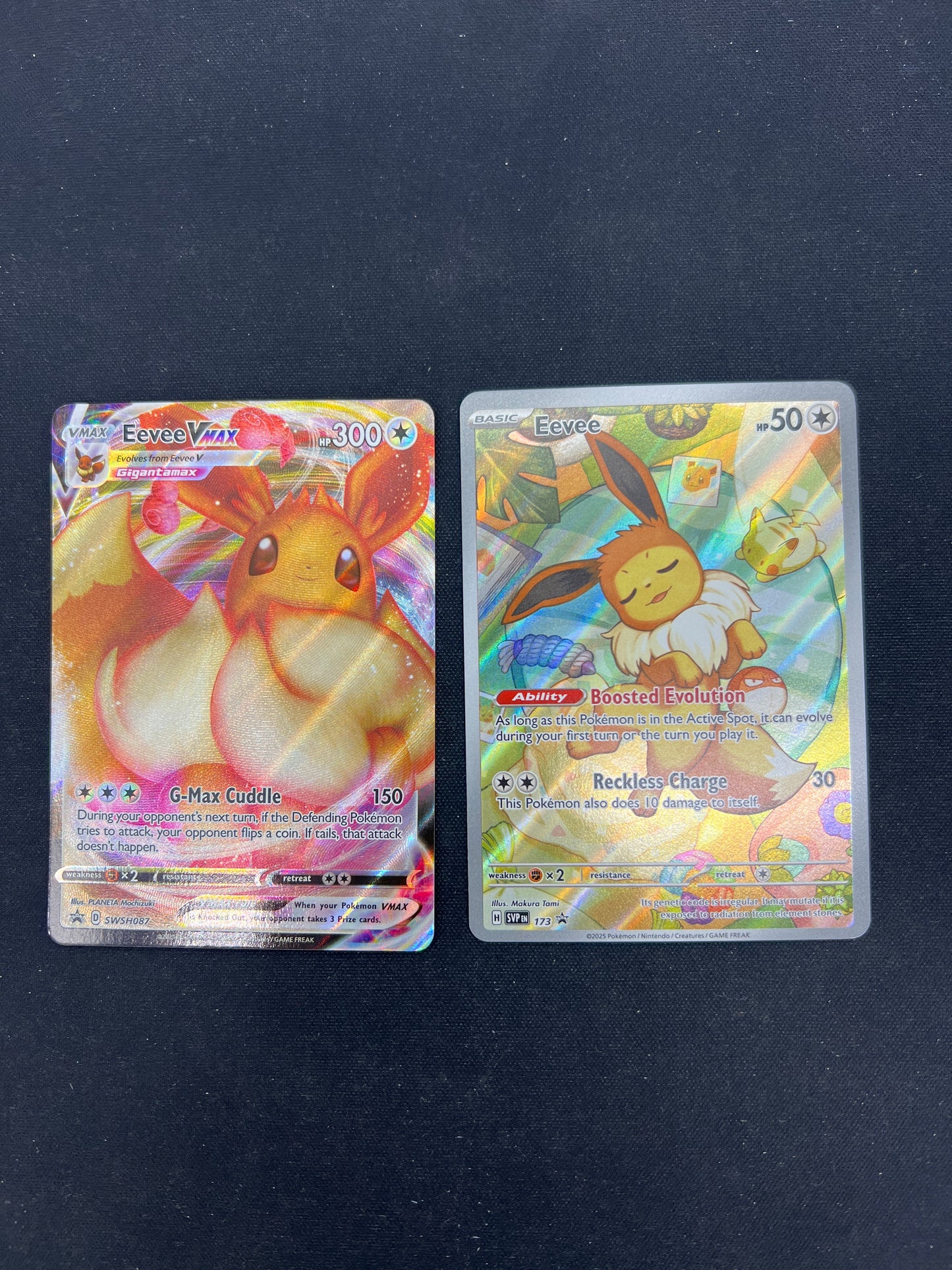 Auction Lot 198: Pokemon Cards Eevee VMAX & Eevee ETB Promos Conditions Vary