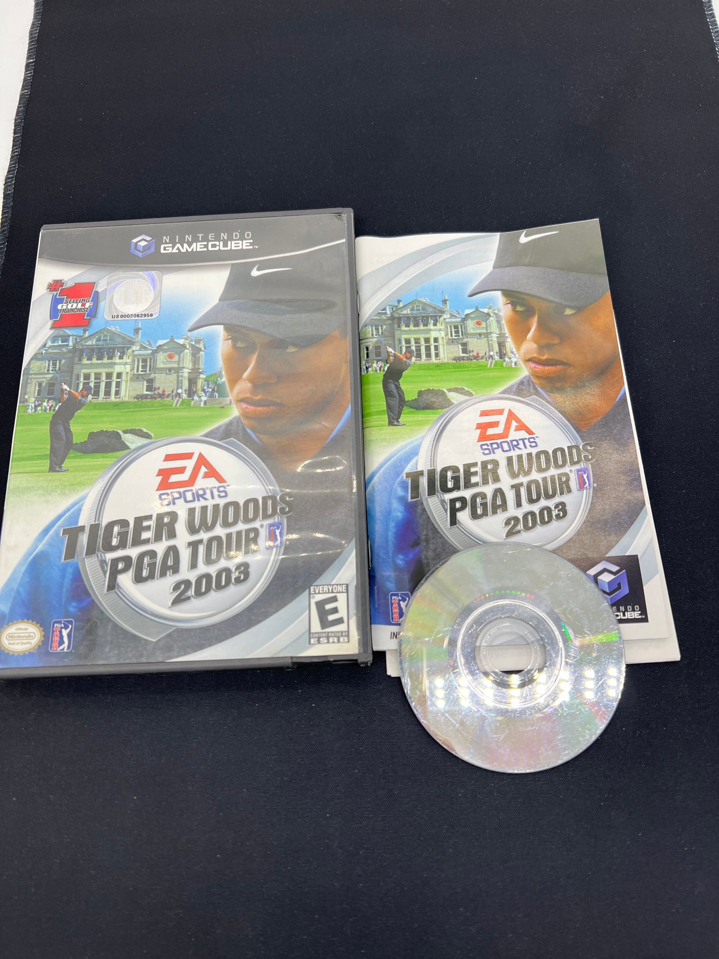 Auction Lot 96: Nintendo Gamecube Video Game Tiger Woods PGA Tour 2003 CIB