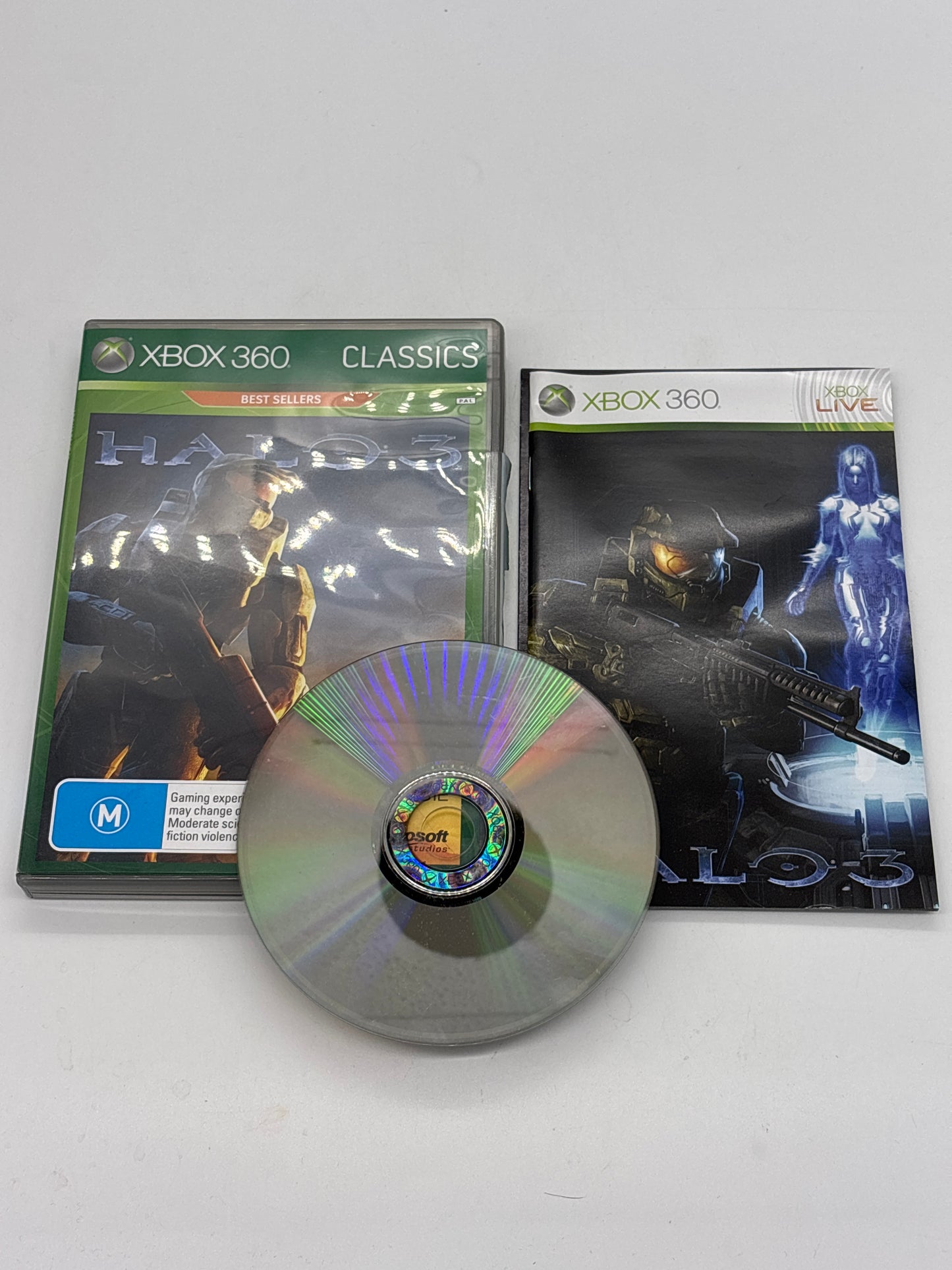 Auction Lot 136: Halo 3 Video Game XBOX 360 PAL Region CIB