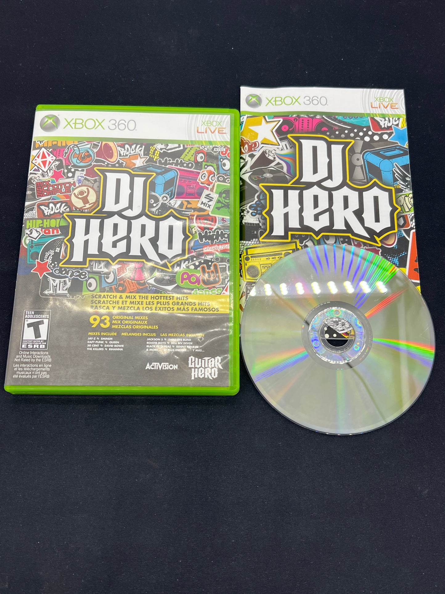 Auction Lot 100: XBOX 360 Video Game DJ Hero CIB