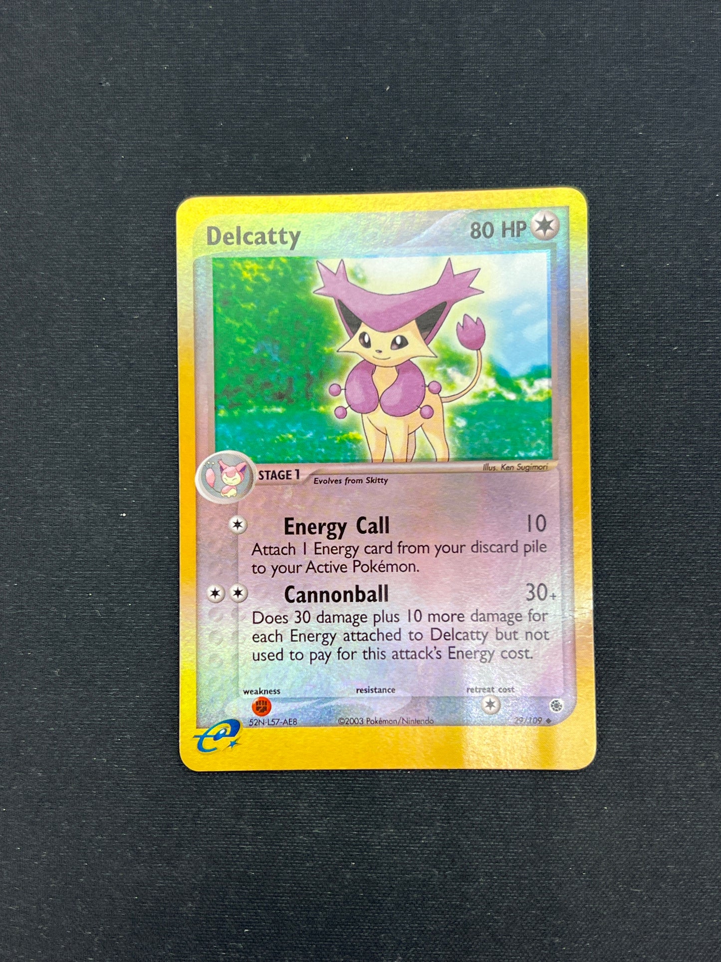 Auction Lot 233: Pokemon Cards Delcatty Reverse Holo EX Ruby & Sapphire Condition Vary