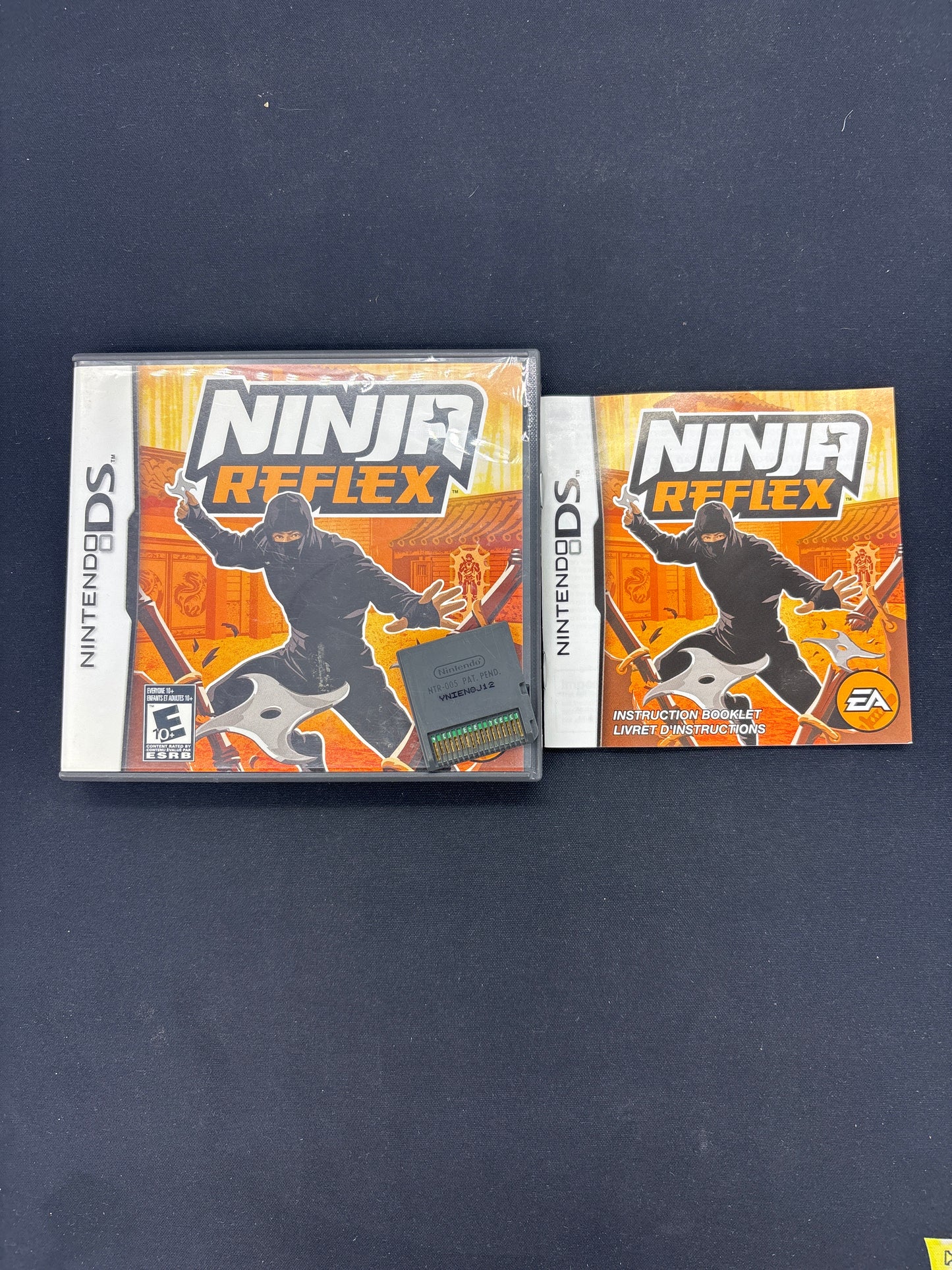 Auction Lot 62: Ninja Reflex Video Game Nintendo DS CIB
