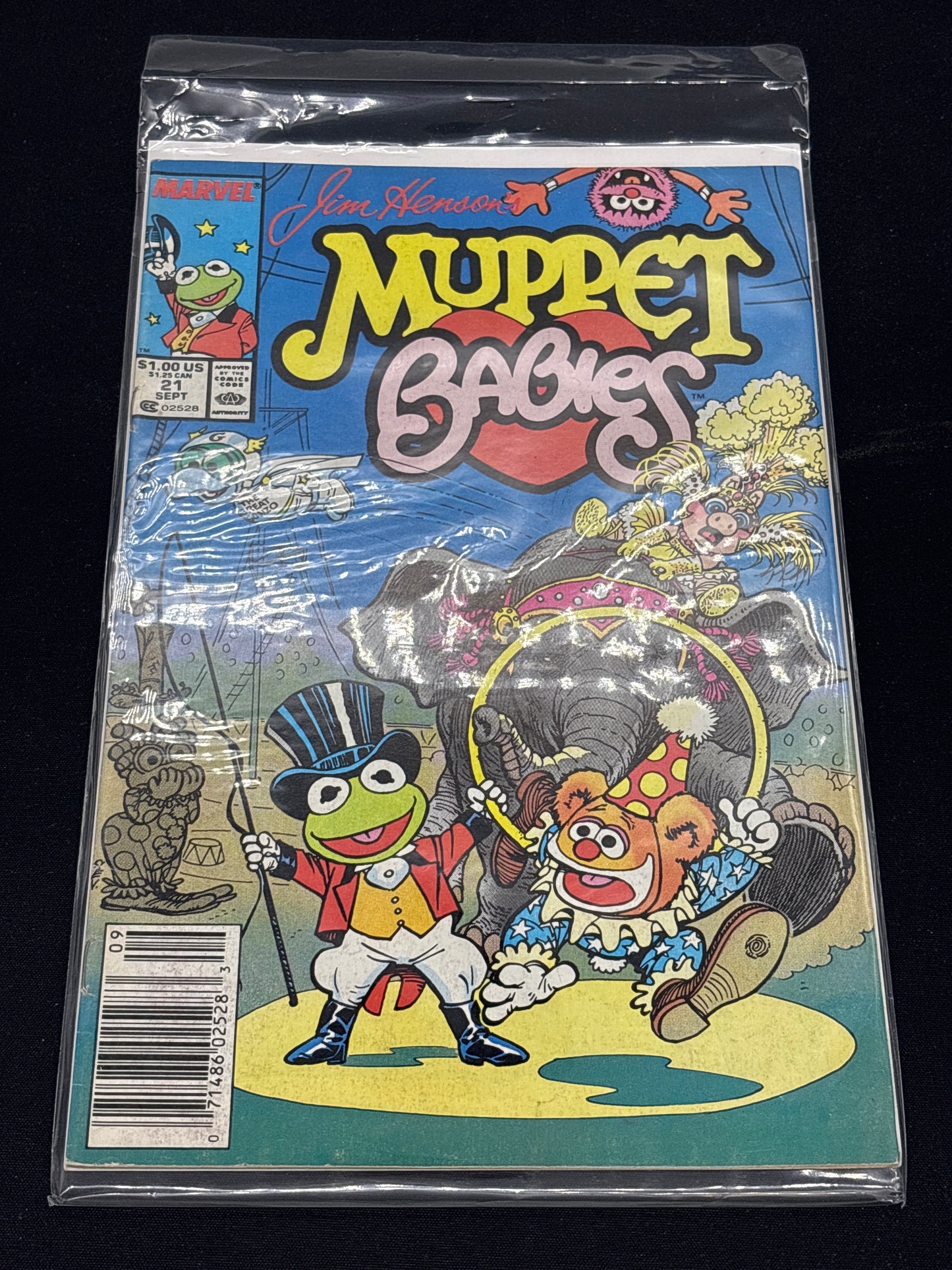 Auction Lot 95: Marvel Comics Muppet Babies Issue 21 Comic Book