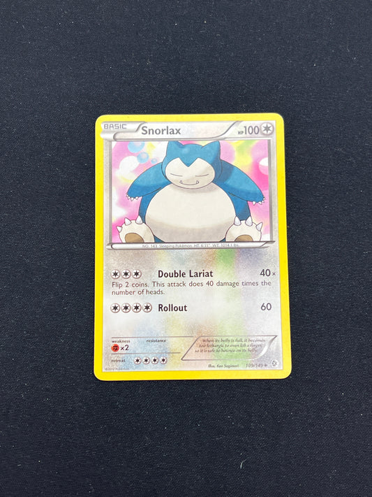 Auction Lot 150: Pokemon Cards Snorlax Non Holo Pokemon Boundaries Crossed Condition Vary