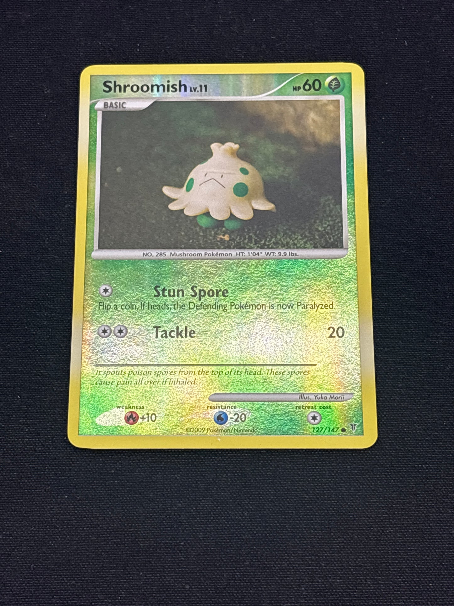Auction Lot 243: Pokemon Cards Shroomish Reverse Holo Condition Vary