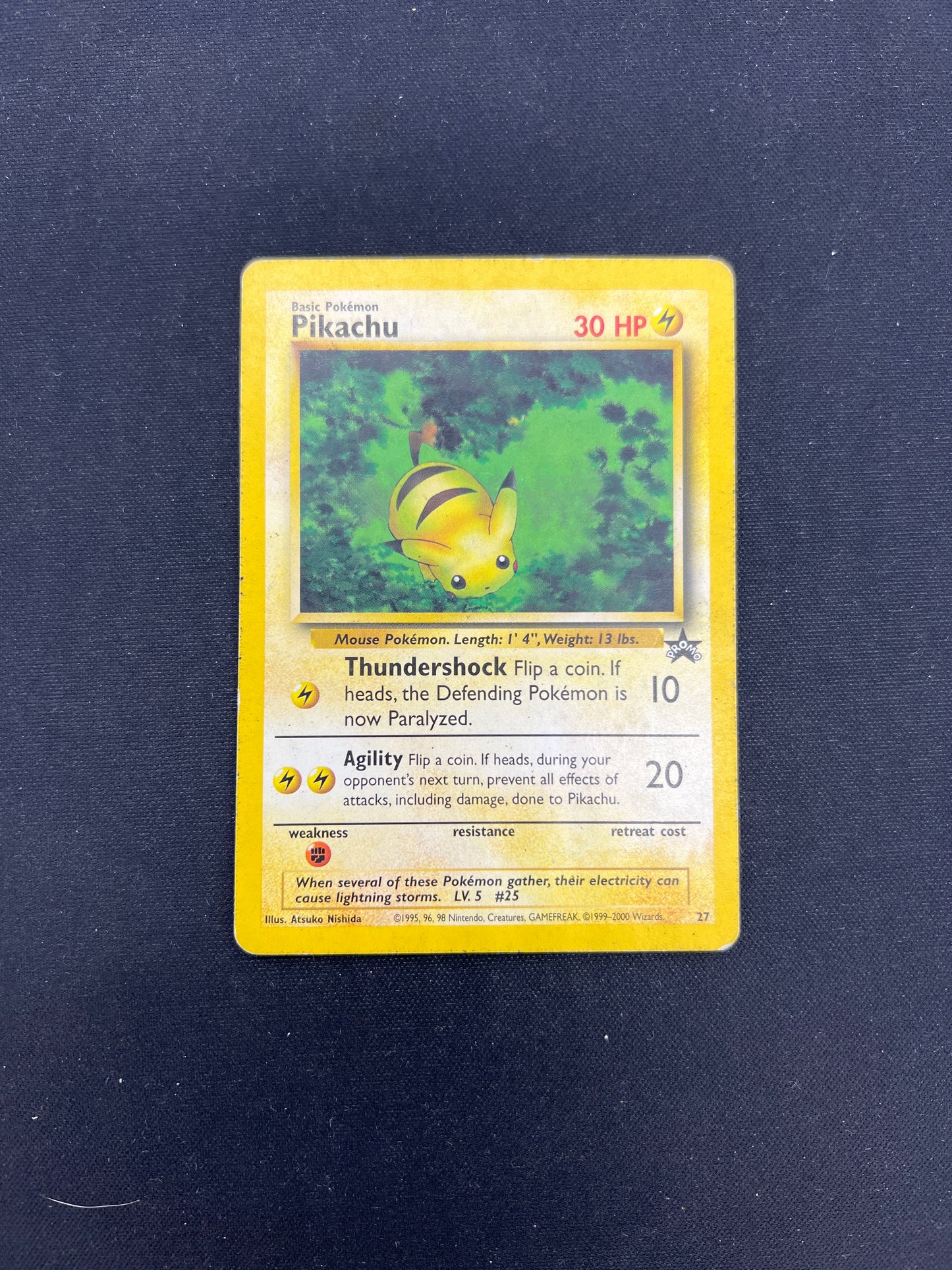 Auction Lot 134: Pokemon Cards Pikachu WOTC Black Star Promo Conditions Vary