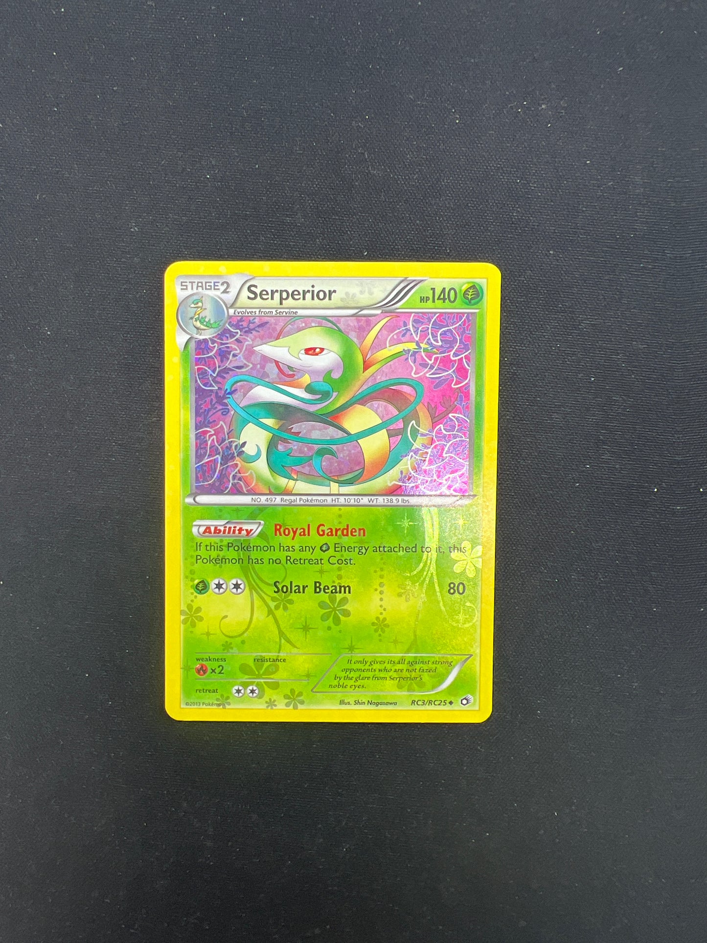Auction Lot 76: Pokemon Cards Serperior Holo Radiant Collection Condition Vary