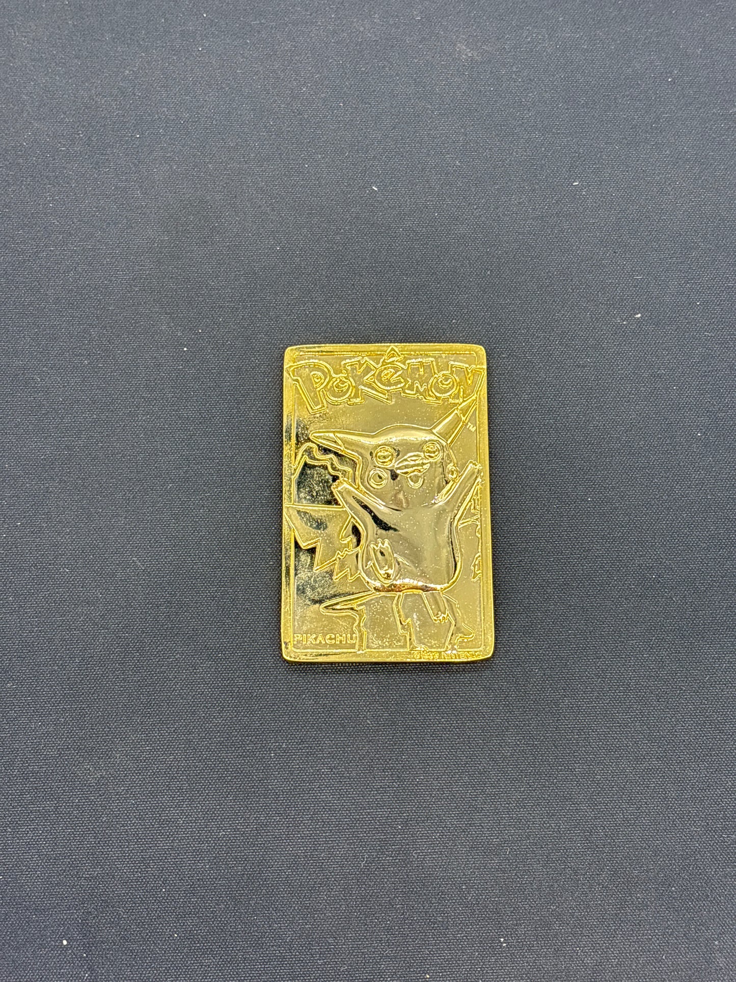 Auction Lot 101: Pikachu Burger King Pokemon Gold Plate