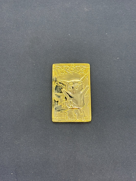 Auction Lot 101: Pikachu Burger King Pokemon Gold Plate