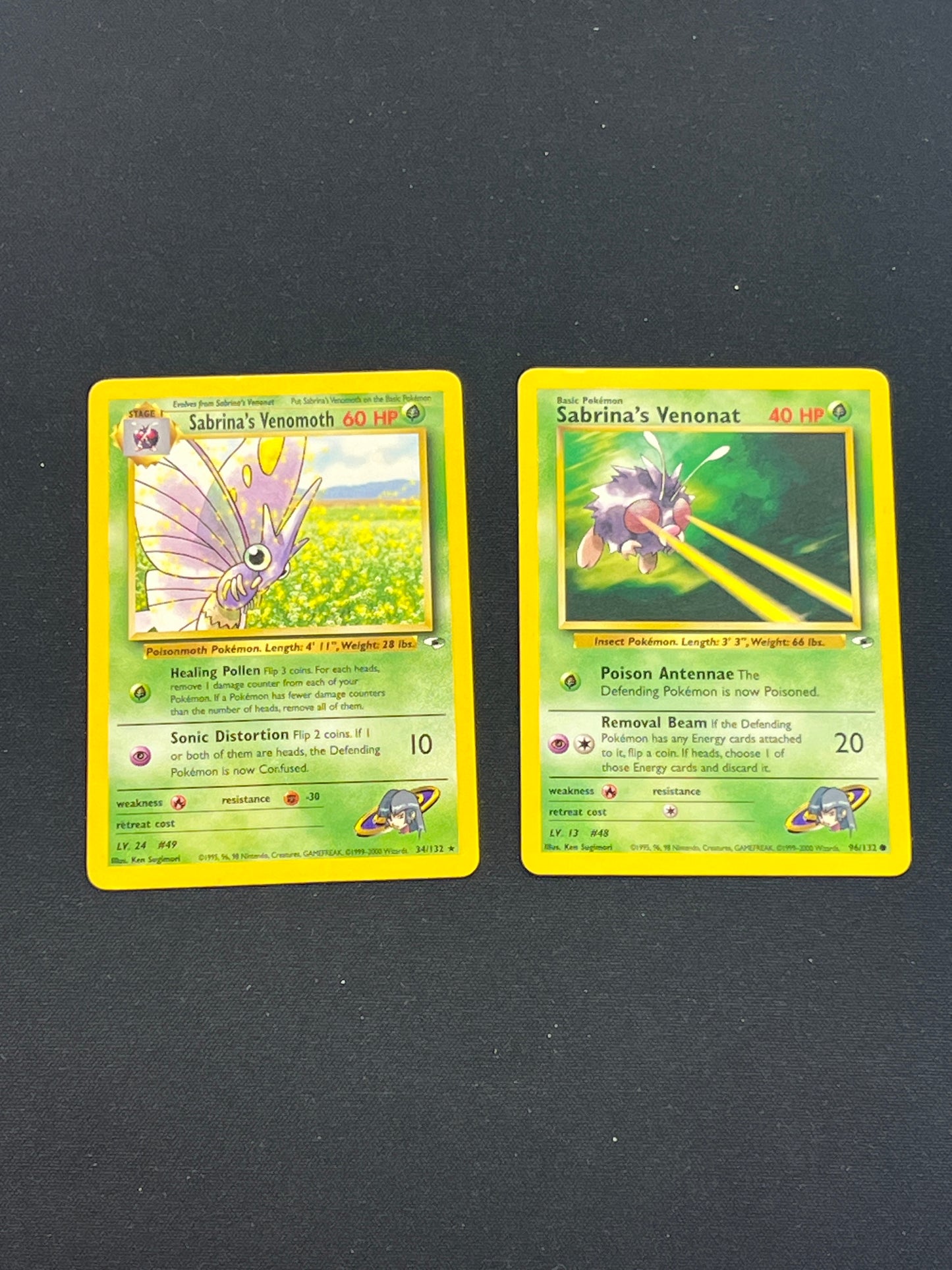 Auction Lot 83: Pokemon Cards Gym Heroes Sabrina's Pokemon Lot Conditions Vary